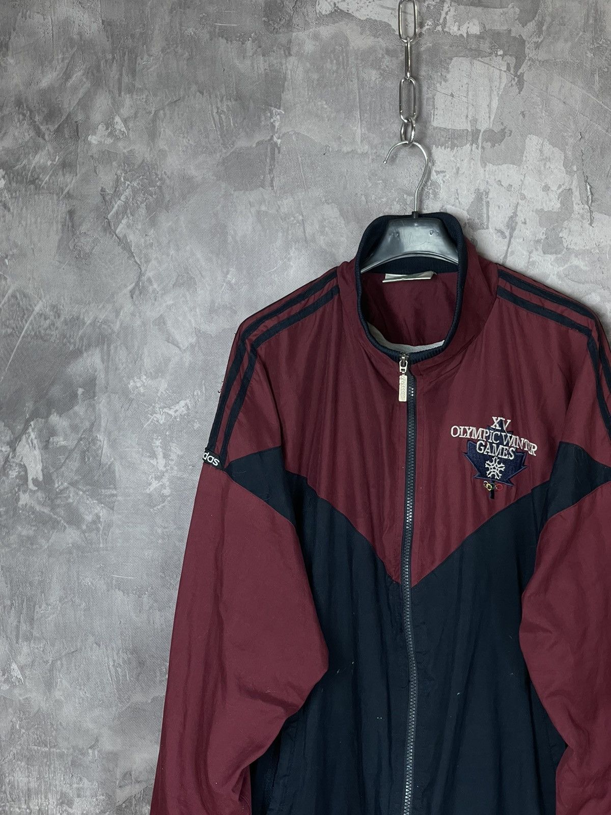 Adidas × USA Olympics × Vintage 1960 VII Olympic Winter Games Adidas Windbreaker Jacket Size US S / EU 44-46 / 1 - 3 Thumbnail