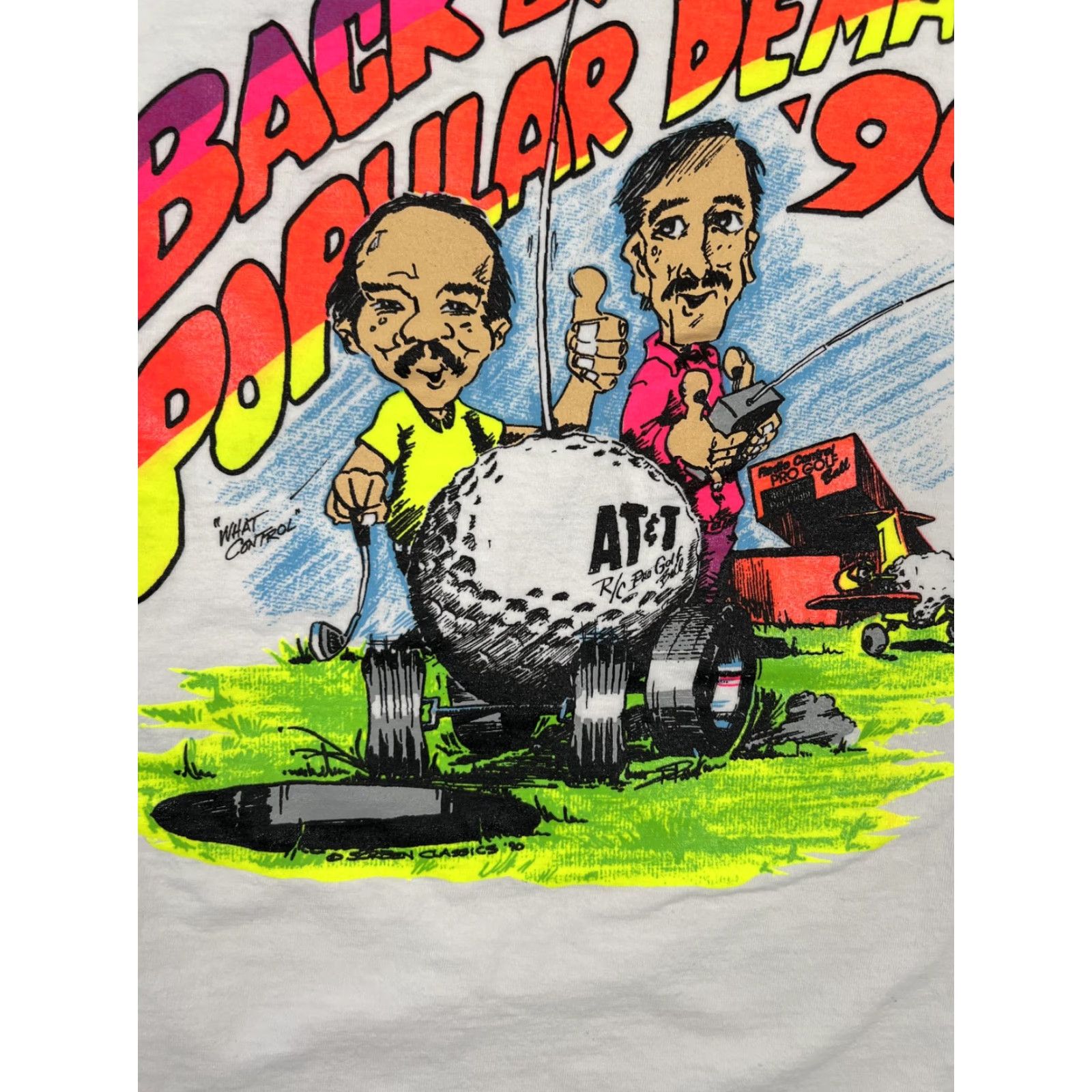 Vintage VINTAGE Bob & Dave Back By Popular Demand T-Shirt Mens M AT&T Golf 90s Single Size US M / EU 48-50 / 2 - 3 Thumbnail