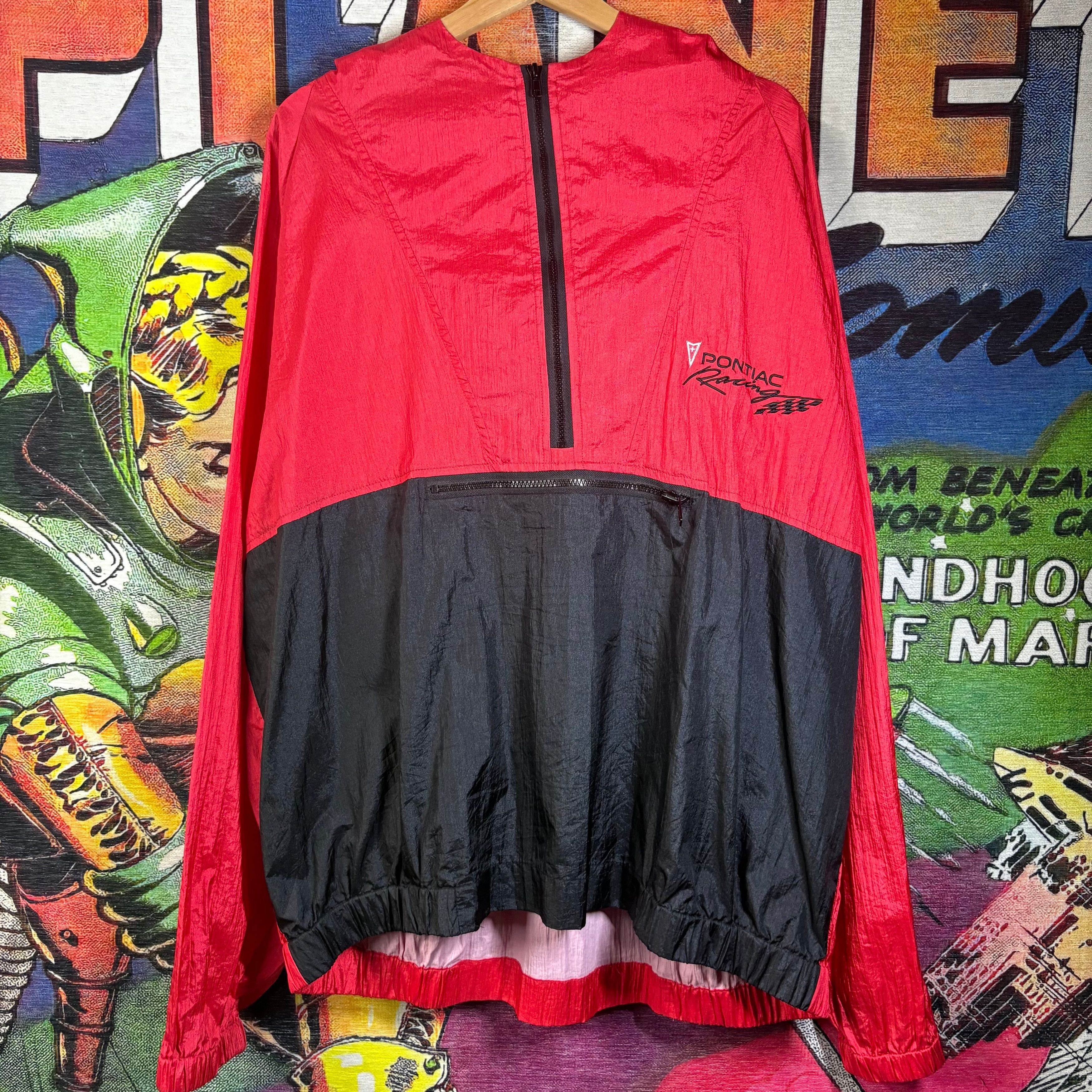 Vintage Y2K Pontiac Racing Windbreaker Jacket Size 2XL Size US XXL / EU 58 / 5 - 1 Thumbnail