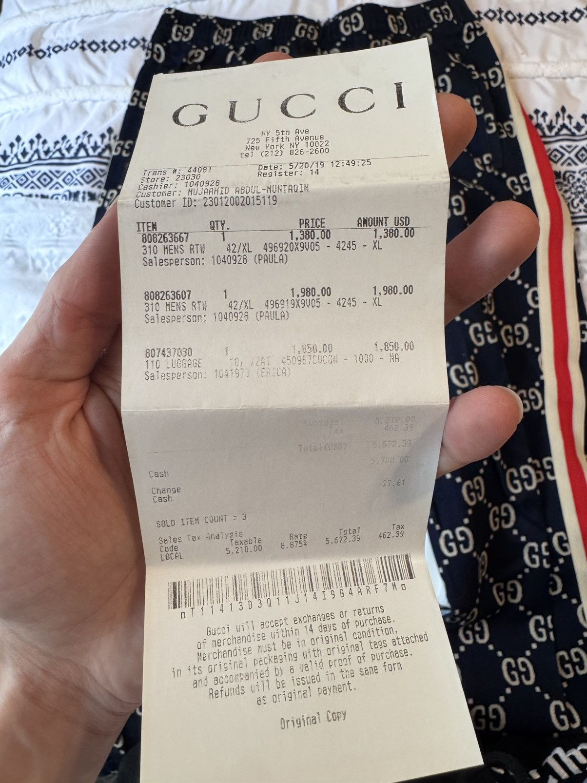 Gucci Gucci GG Tracksuit Blue Size US XL / EU 56 / 4 - 8 Thumbnail