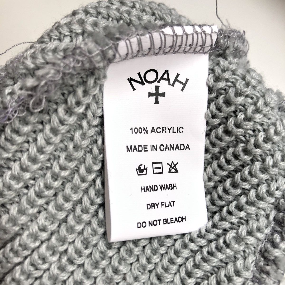 Noah Noah Core Logo Beanie Light Gray Size ONE SIZE - 4 Thumbnail