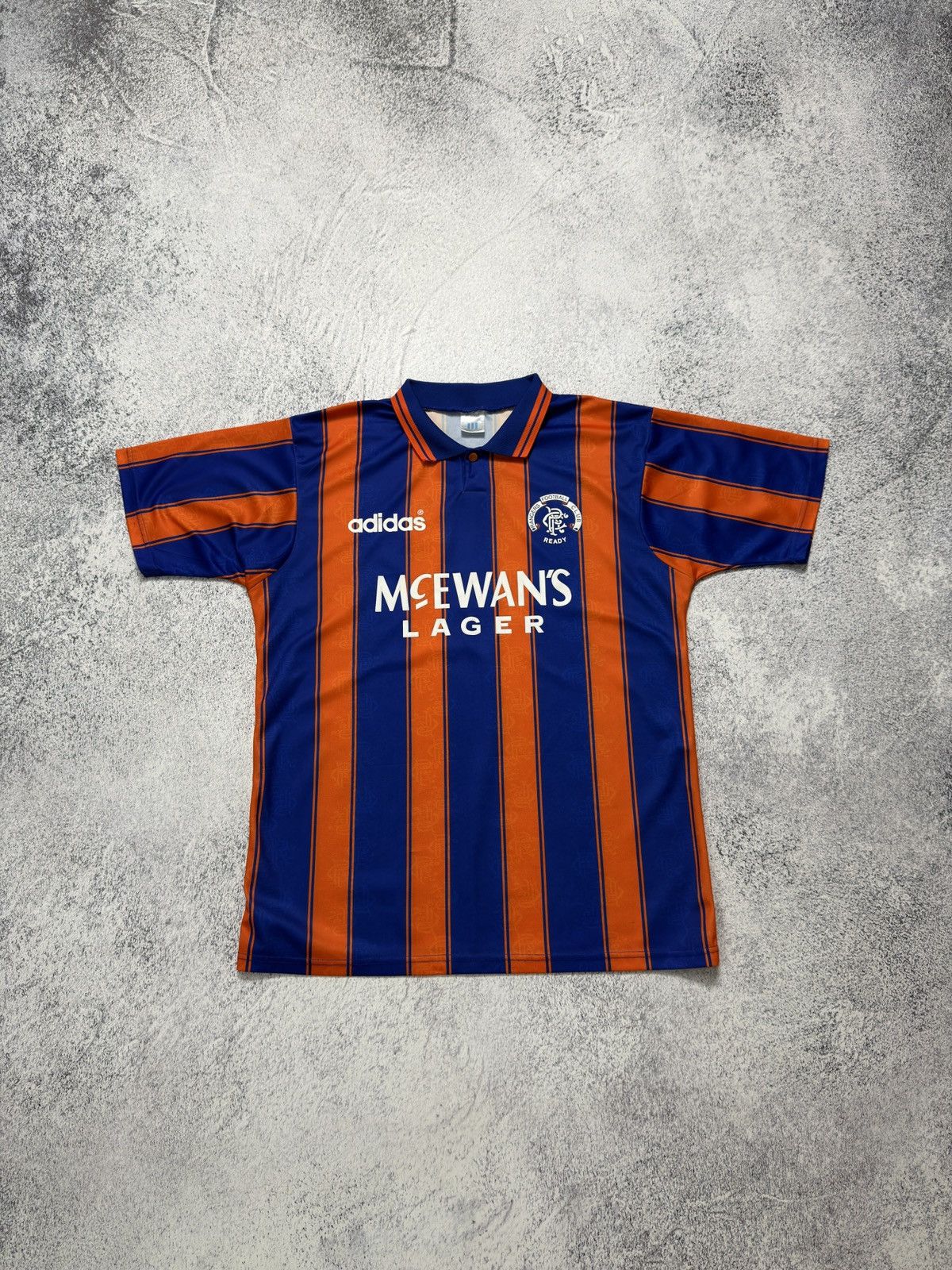 Adidas VINTAGE ADIDAS GLASGOW RANGERS 1993/1994 AWAY FOOTBALL SHIRT Size US M / EU 48-50 / 2 - 1 Thumbnail