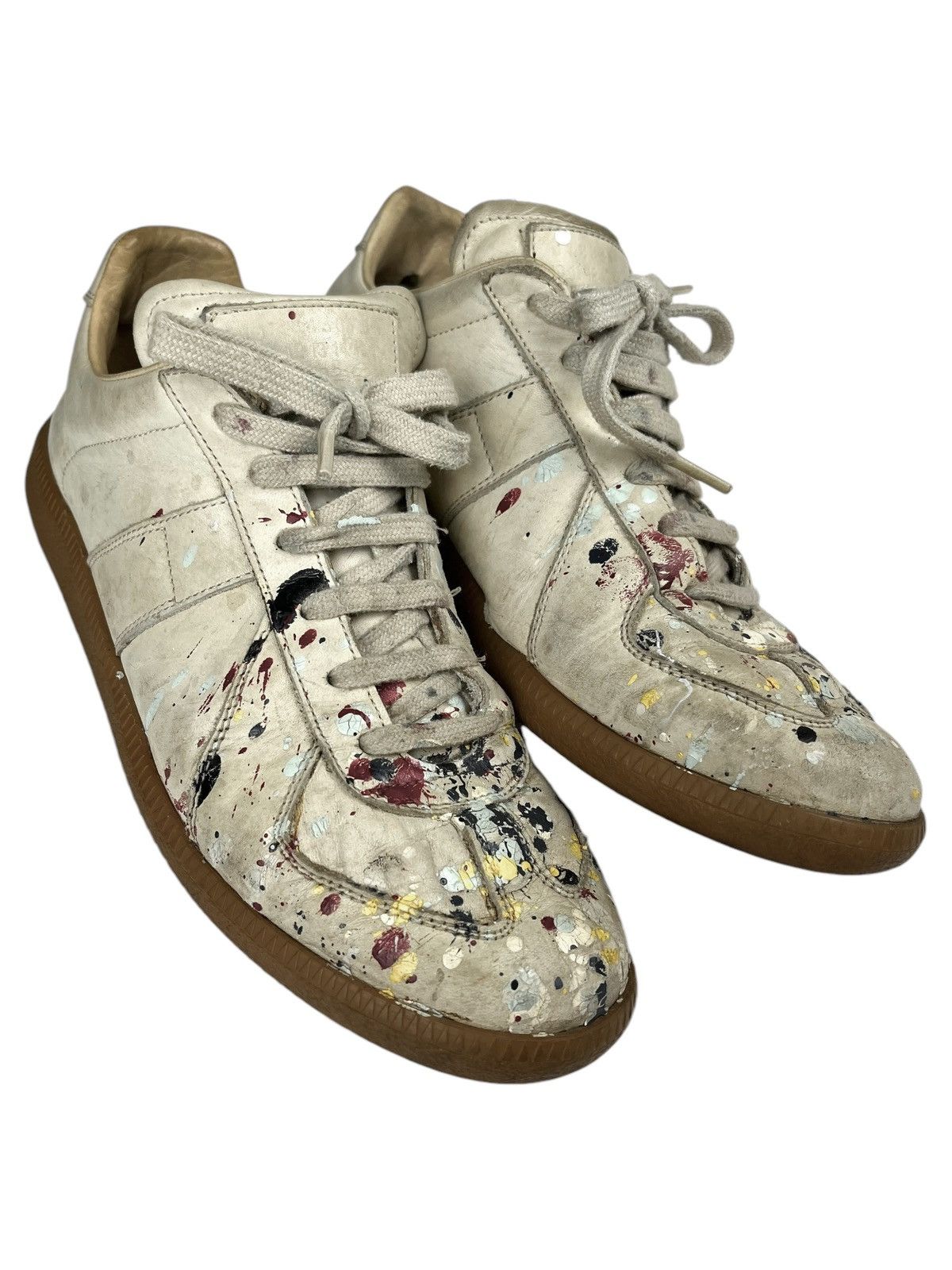 Maison Margiela Maison Margiela Paint Splatter Replica Gat  display picture 1