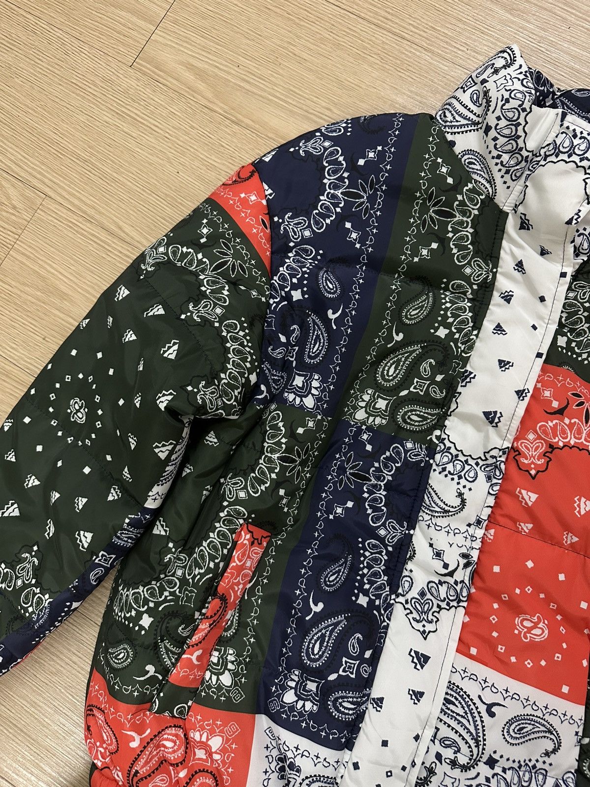 Designer Rare Beautiful Parody Kapital Bandana/Paisley Puffer Jacket Size US S / EU 44-46 / 1 - 4 Thumbnail