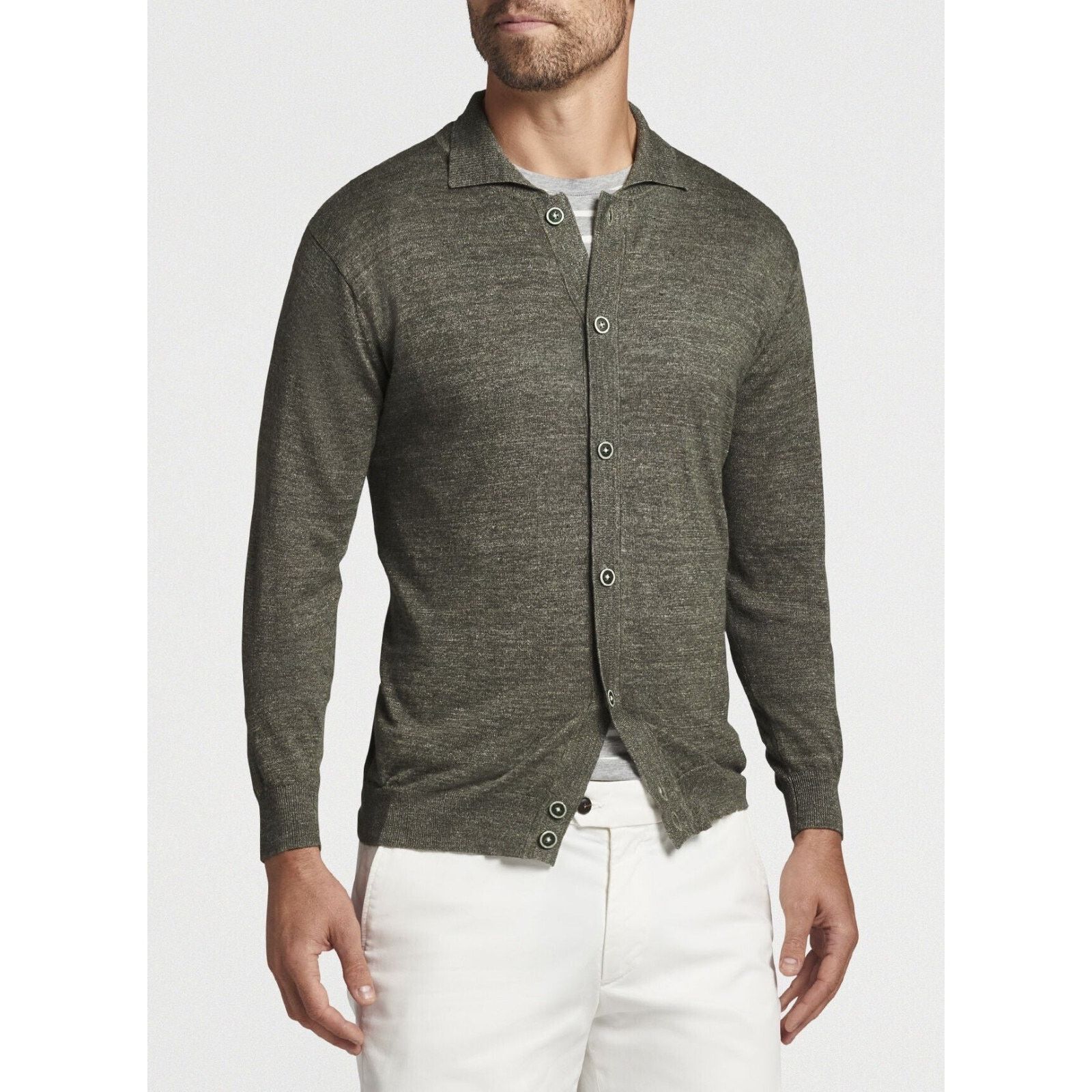 Peter Millar Peter Millar 2XL Villa Full-Button Cardigan Kelp NWT $348 Size US XXL / EU 58 / 5 - 3 Thumbnail