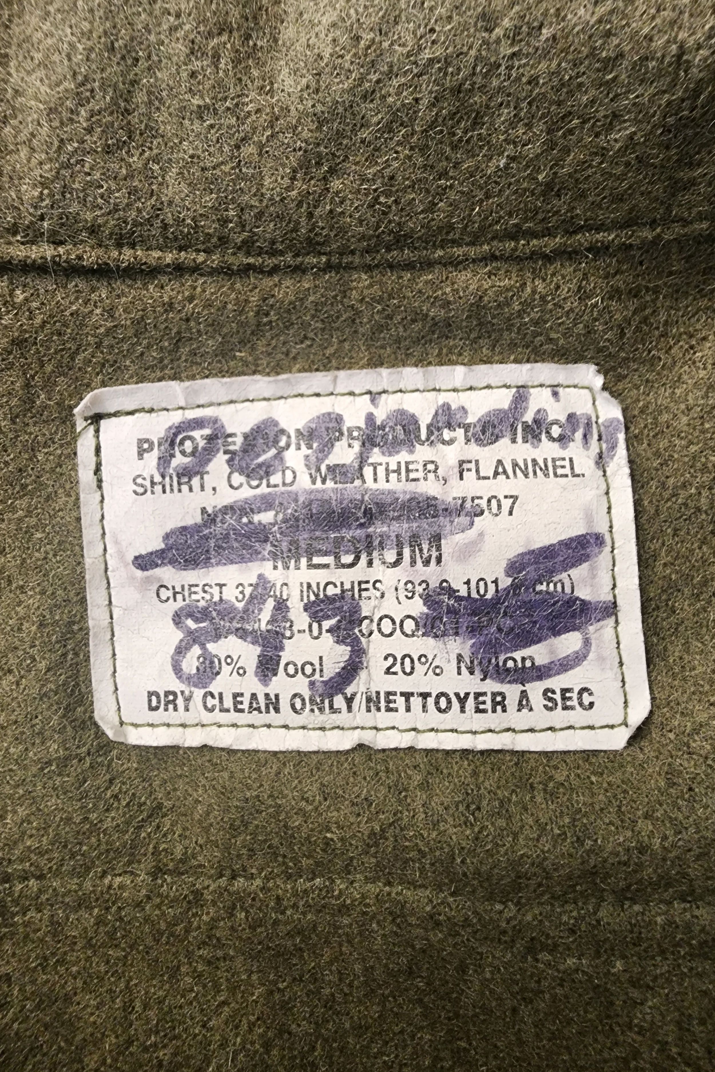 Vintage Vintage 70's Wool Army Shirt Jacket Size US M / EU 48-50 / 2 - 4 Thumbnail