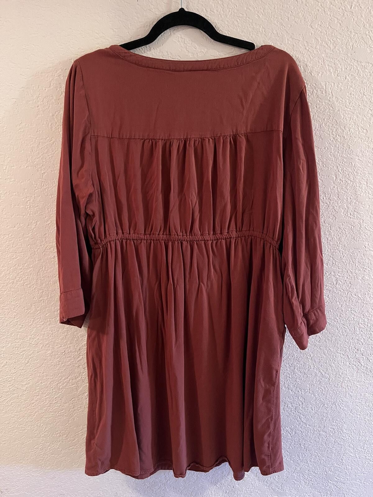 Other Torrid Rust Zip Front Drawstring Waist Dress Size XL / US 12-14 / IT 48-50 - 5 Thumbnail