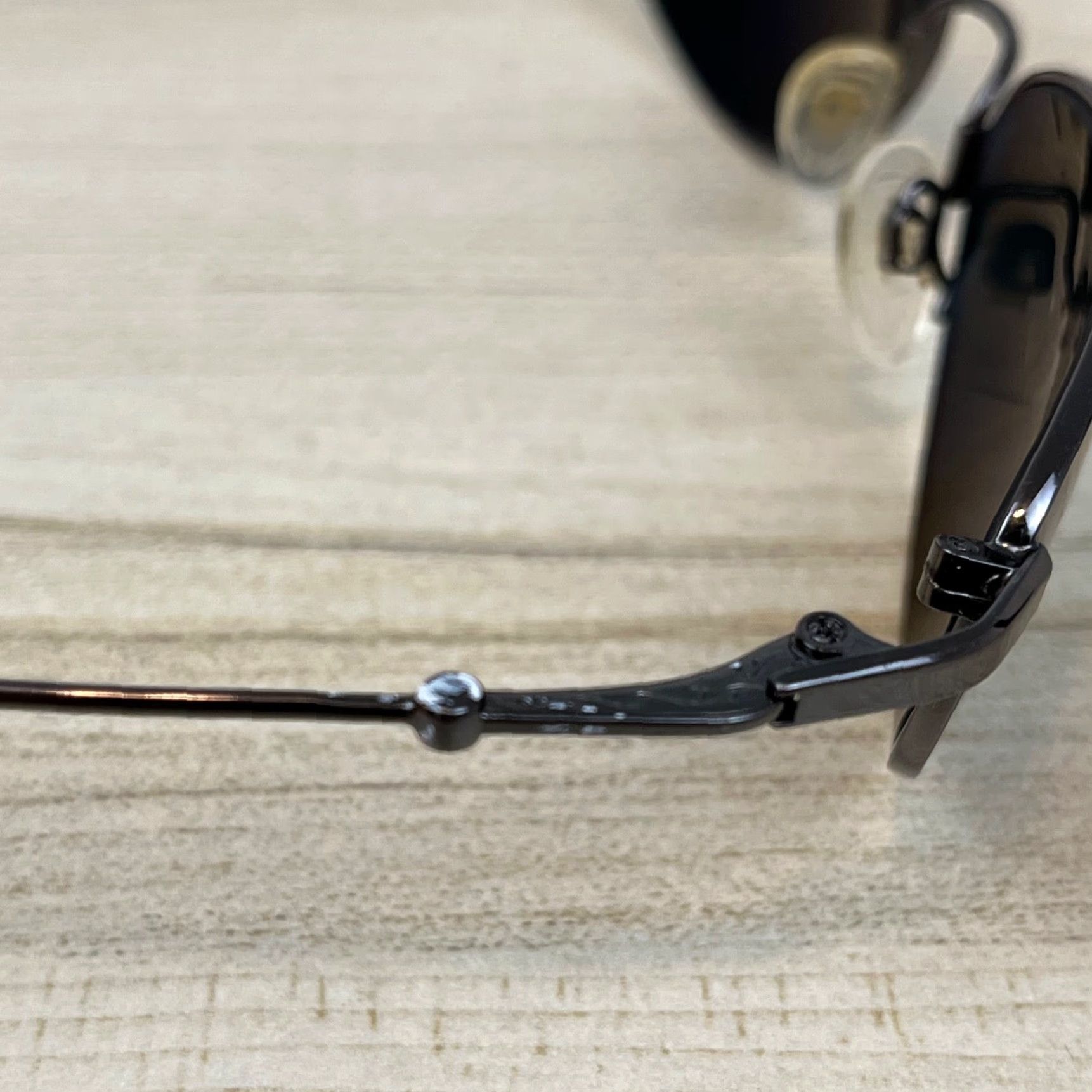 Maui Jim MAUI JIM Sunglasses Aviator Gunmetal Made in Japan Unisex Men Gray Glass Lens Lightweight Flexon MJ-308-02 Style Classic 90s? Size ONE SIZE - 5 Thumbnail