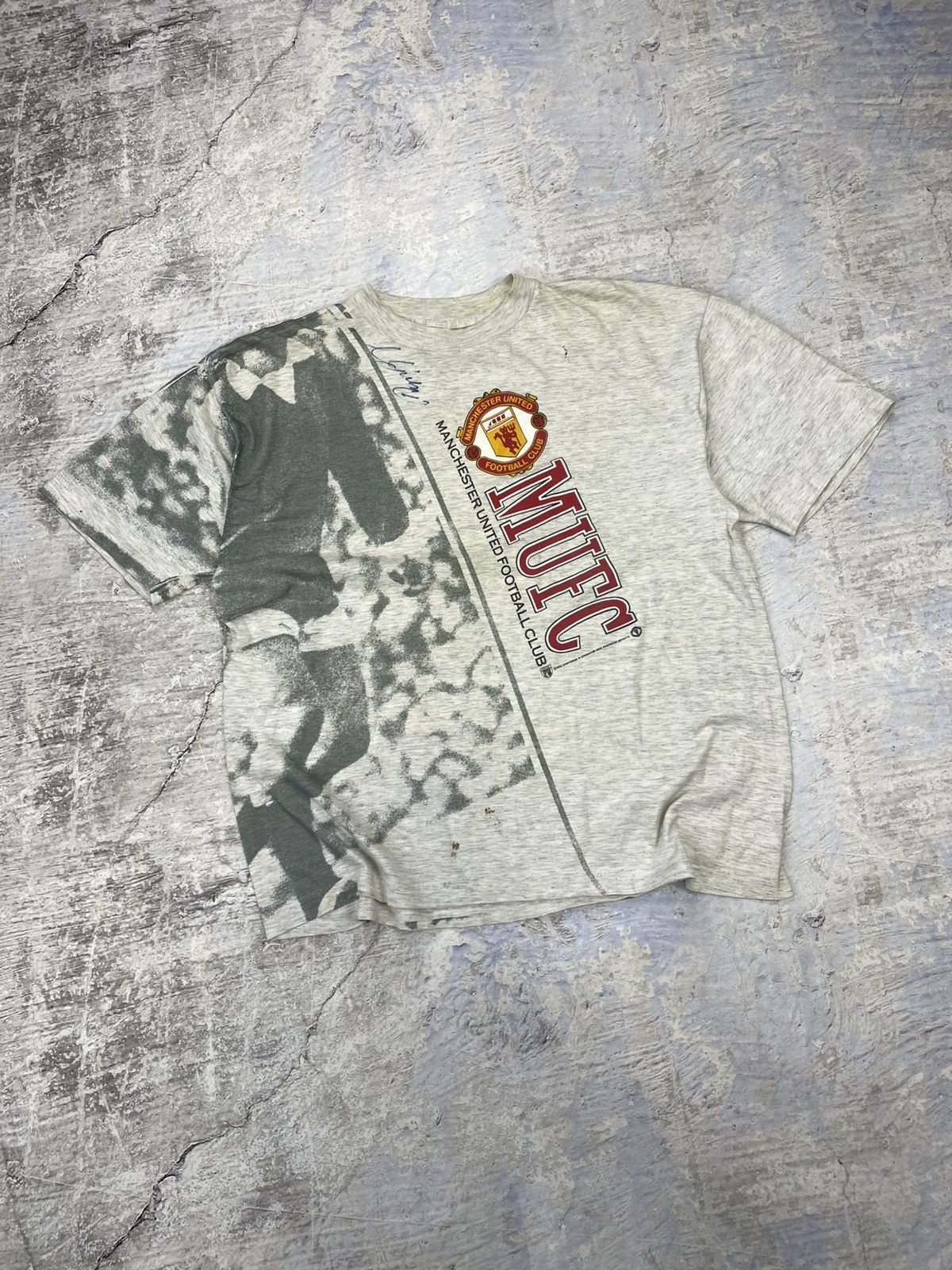 Merc × Vintage Vintage Manchester City Football Shirt signed rare Size US XL / EU 56 / 4 - 1 Thumbnail