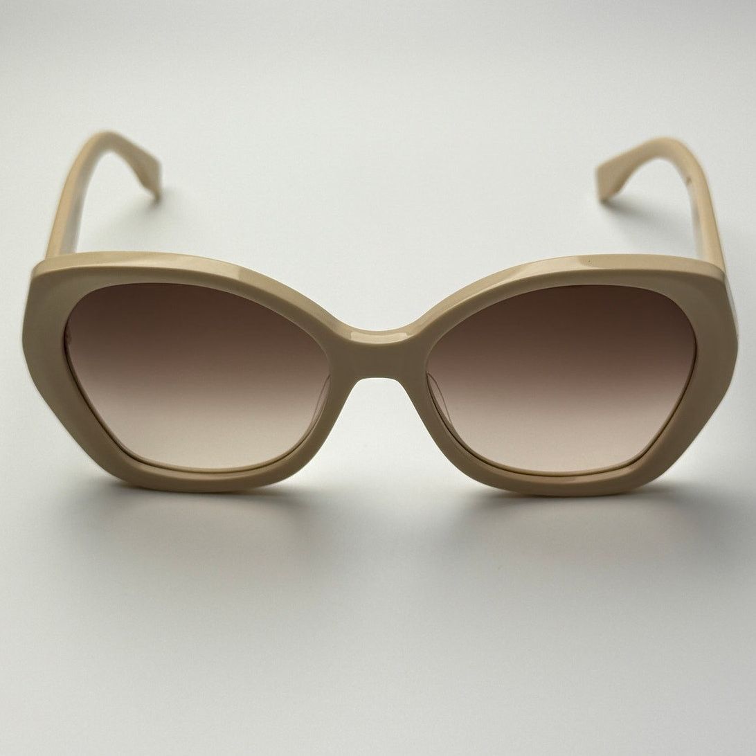 Fendi New Fendi Sunglasses FE40112I 57F Shiny Beige/Brown Gradient Size ONE SIZE - 3 Thumbnail