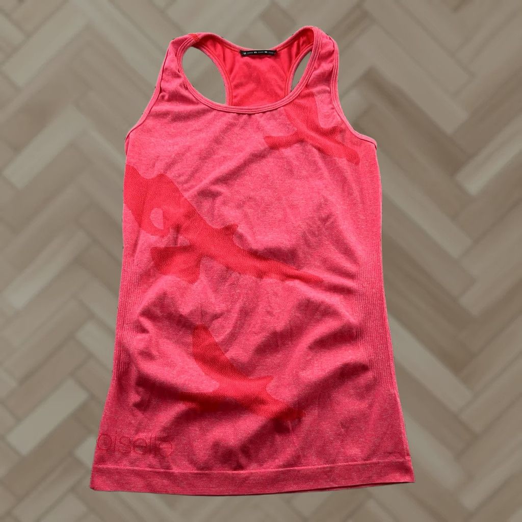 Pinko Oiselle Bird Logo Print Tank Top Women's XS Running & Jogging Pink Shirt Size XS / US 0-2 / IT 36-38 - 1 Thumbnail
