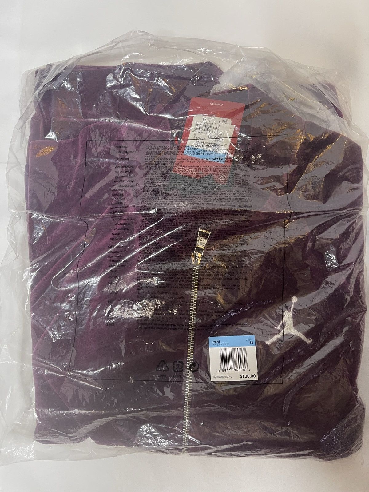 Jordan Brand Nike sb Air Jordan Velour Full Zip yeezy supreme kith Size US M / EU 48-50 / 2 - 2 Thumbnail