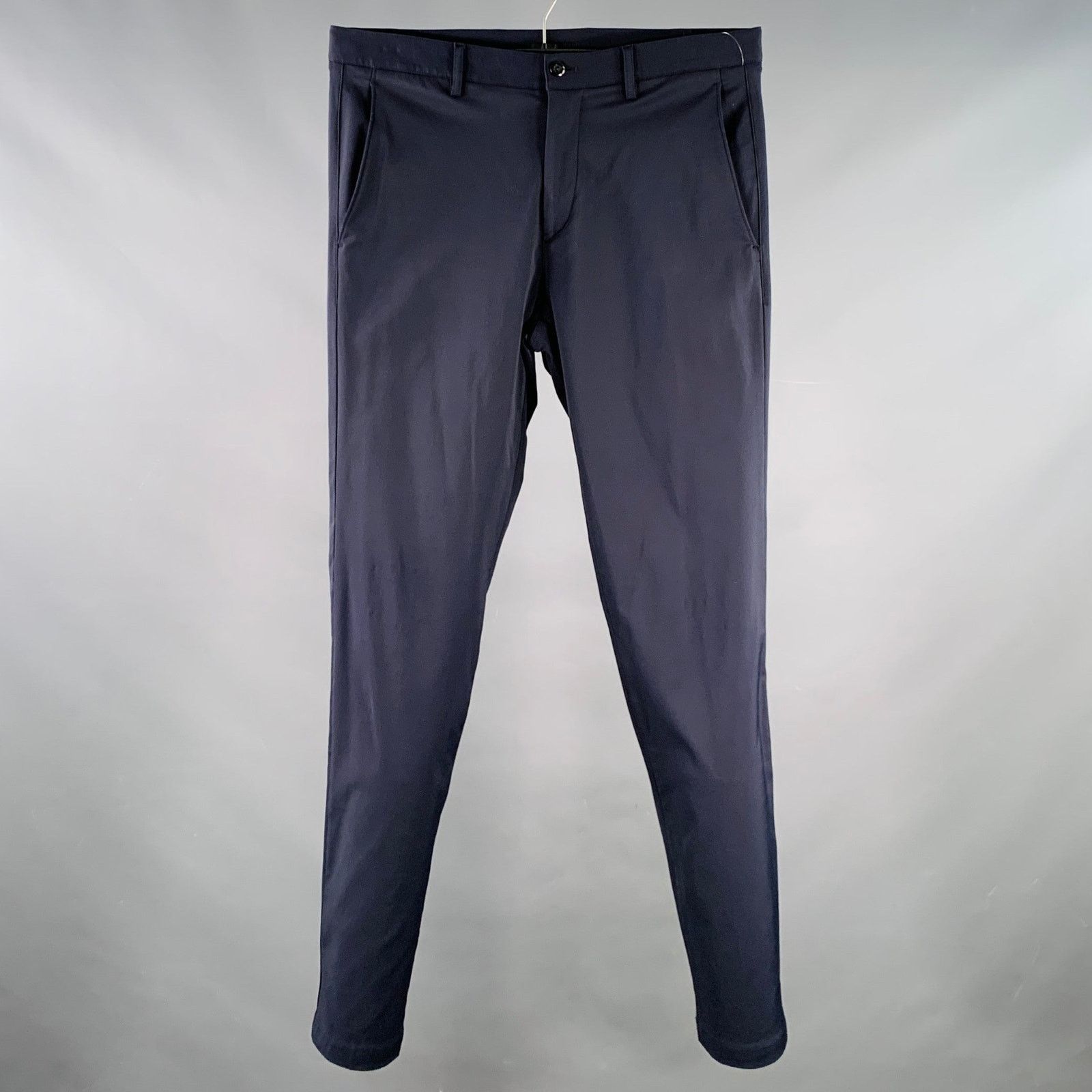 Theory THEORY Size 31 Black Polyamide Blend Flat Front Casual Pants Size US 31 - 1 Thumbnail