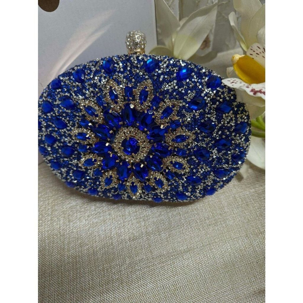 Other RAMLA Crystal Clutch Purse Jeweled Purses Rhineston Size ONE SIZE - 7 Thumbnail