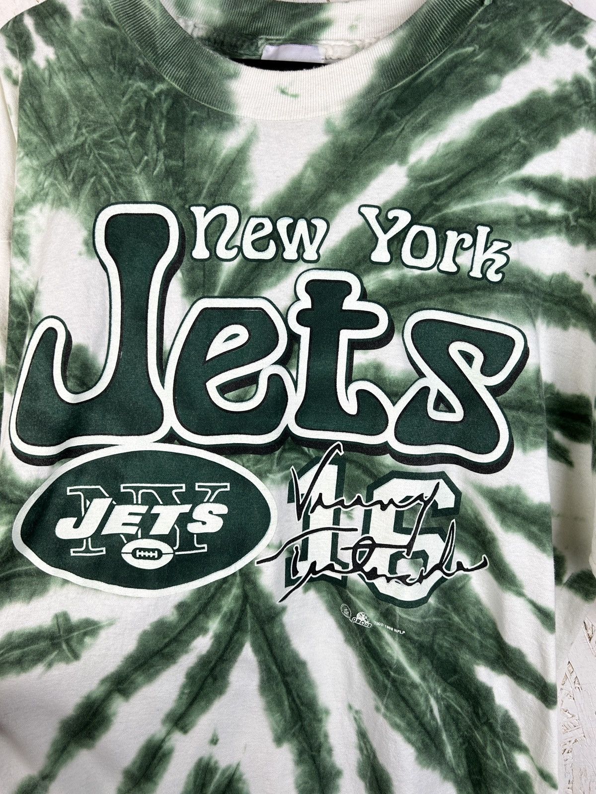 NHL 90s New York Jets #16 Vinny Testaverde 1999 Tie Dye T-Shirt Size US XL / EU 56 / 4 - 2 Thumbnail