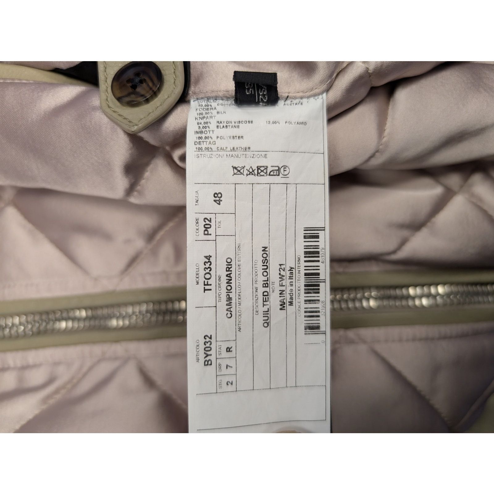 Tom Ford o1rshd1 Outerwear Blouson Bomber Jacket in Light Pink Size US M / EU 48-50 / 2 - 15 Thumbnail