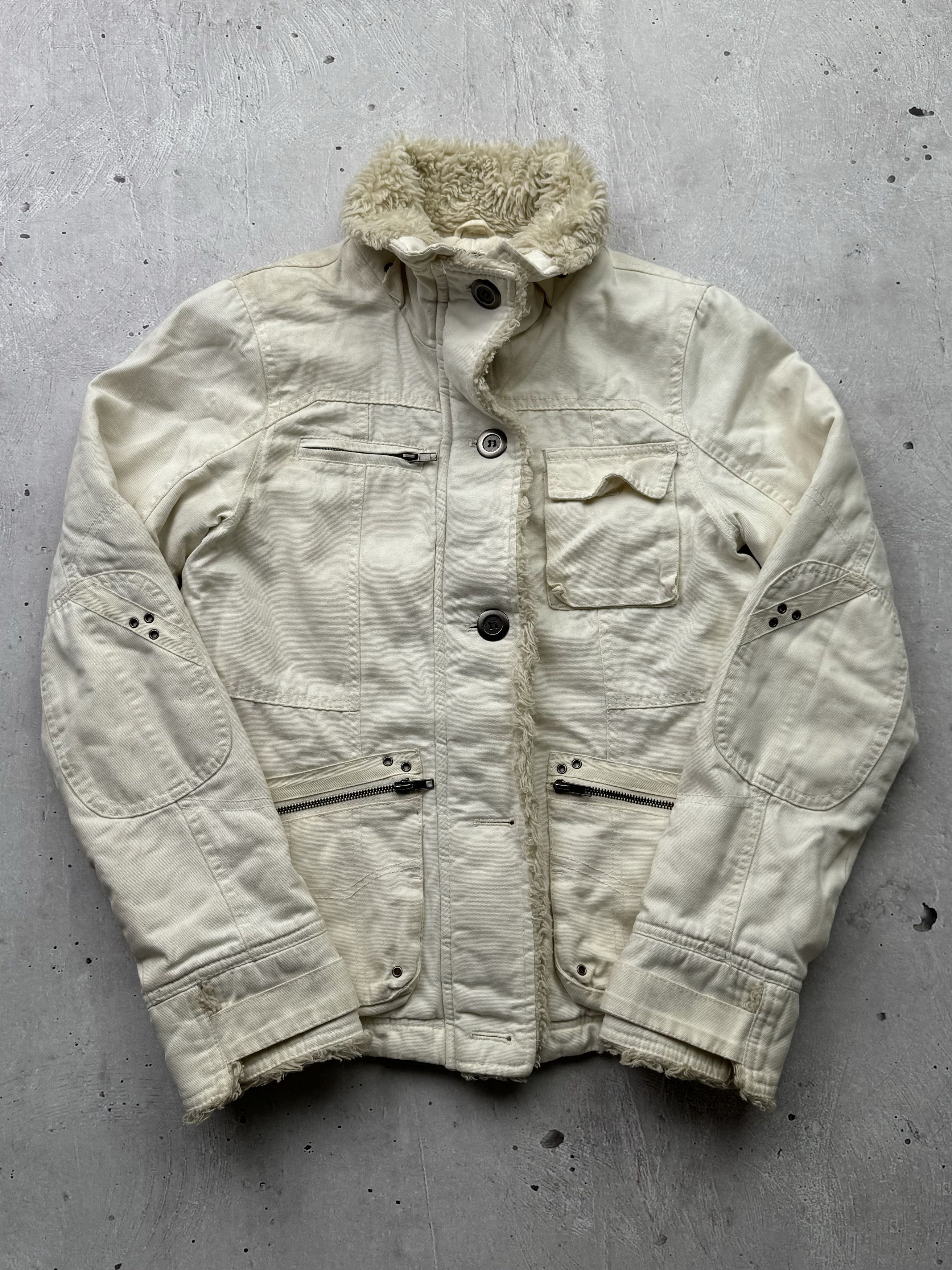 Other Vintage Faux Fur Cotton Jacket Size S / US 4 / IT 40 - 1 Thumbnail