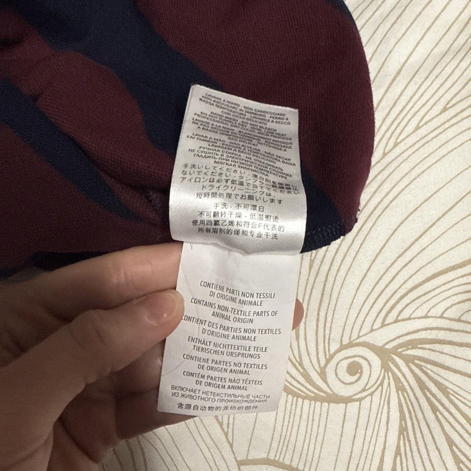 Gucci Gucci Men’s Striped Polo Shirt, Navy And Burgundy, Size XL Size US XL / EU 56 / 4 - 9 Thumbnail