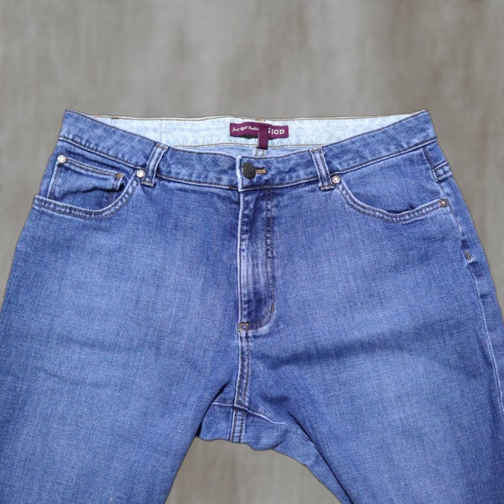 Izod IZOD Jeans Bootcut Denim Blue Women's Size 16 Stretch Denim Black? Size 38" / US 16 / IT 52 - 1 Thumbnail