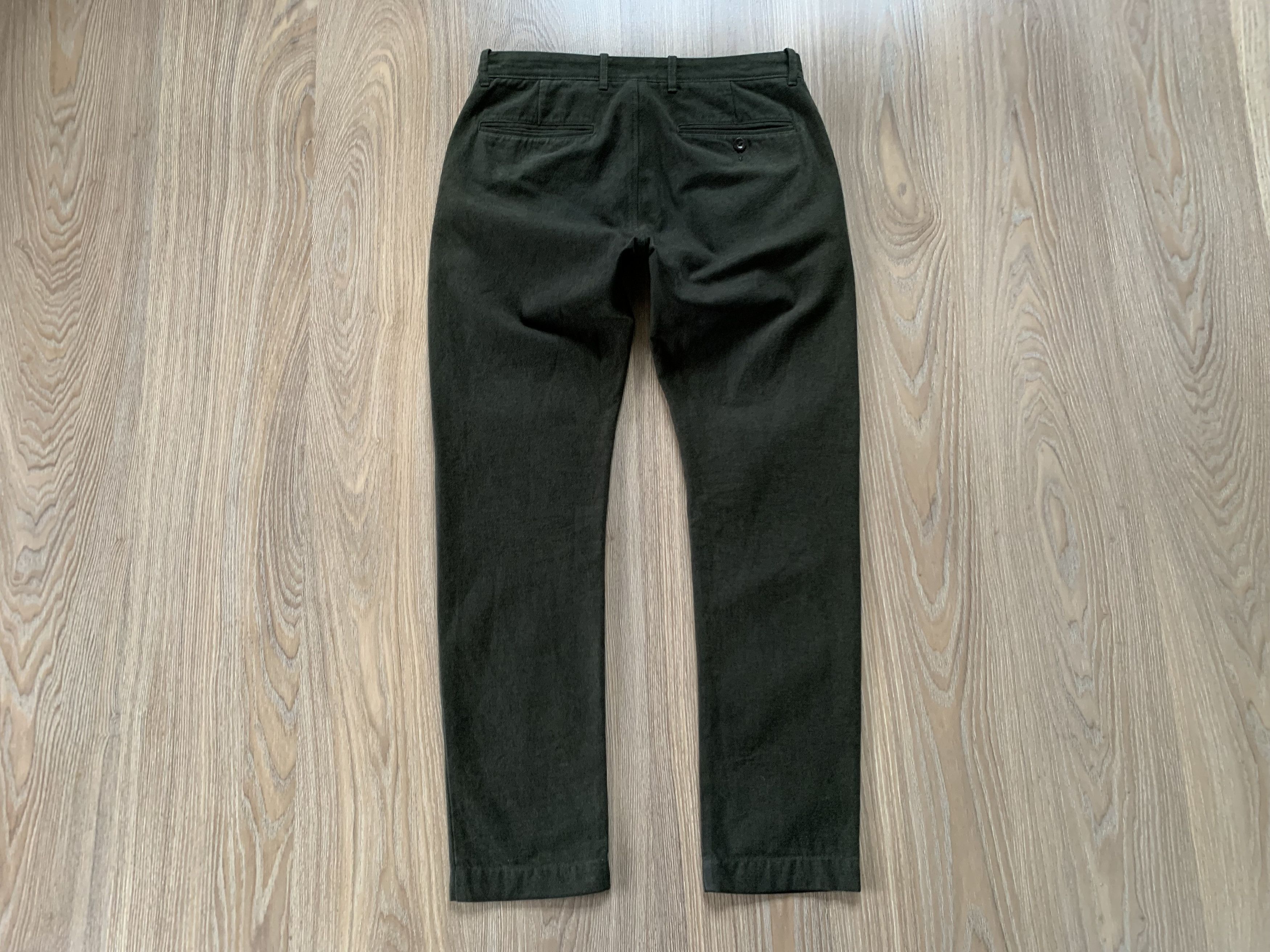 Designer × J.Crew × Vintage Vintage J Crew Green Twill Trouser Pants 484 Size US 30 / EU 46 - 3 Thumbnail