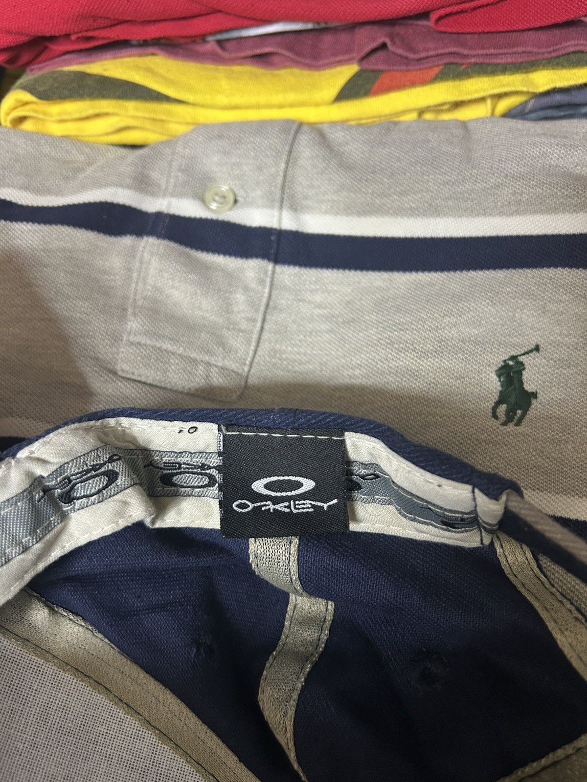 Other Vintage Oakley USA Cap Two-Tone Navy & Black Size ONE SIZE - 5 Thumbnail