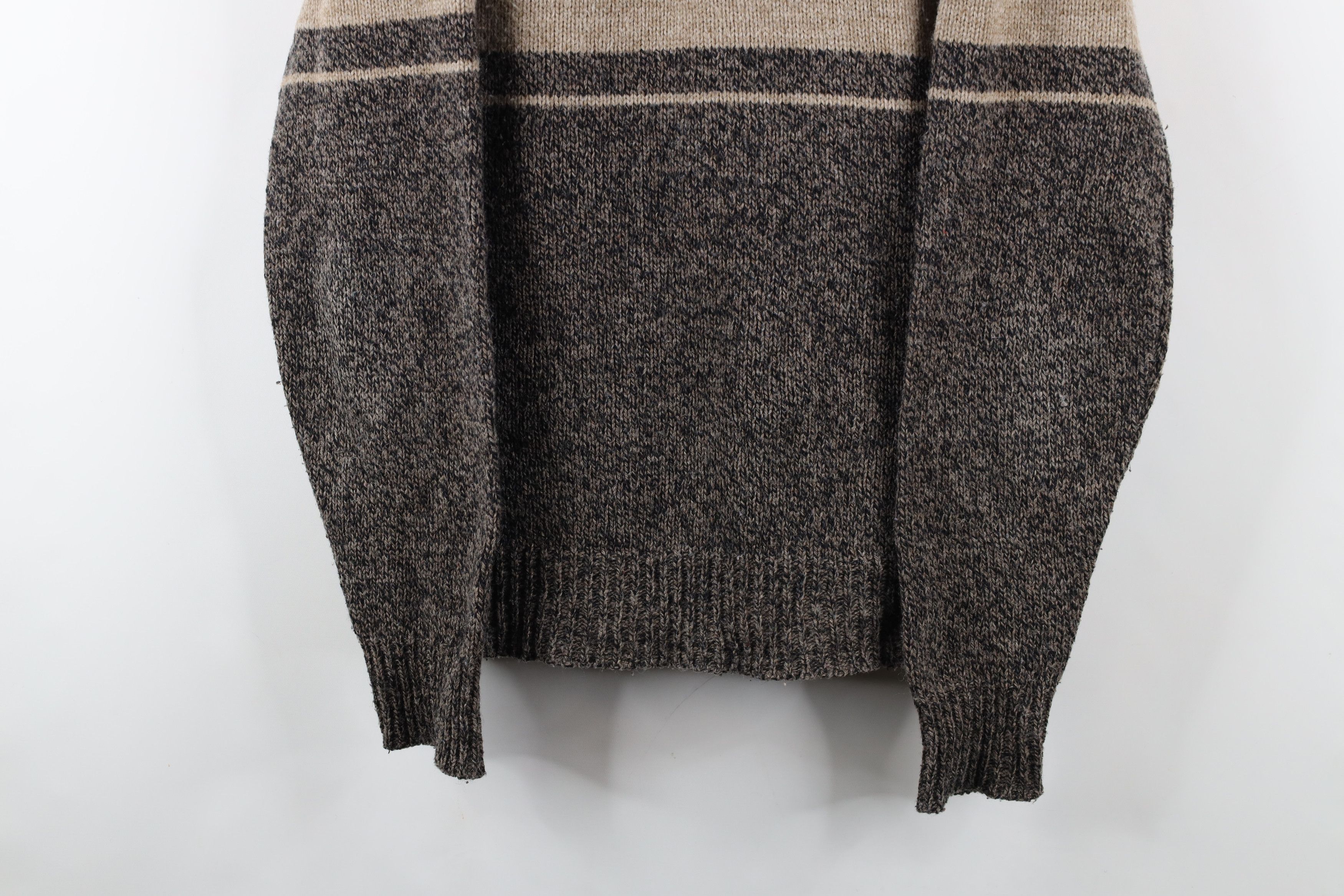 Vintage Vintage 90s Streetwear Wool Blend Knit Henley Sweater USA Size US XL / EU 56 / 4 - 3 Thumbnail