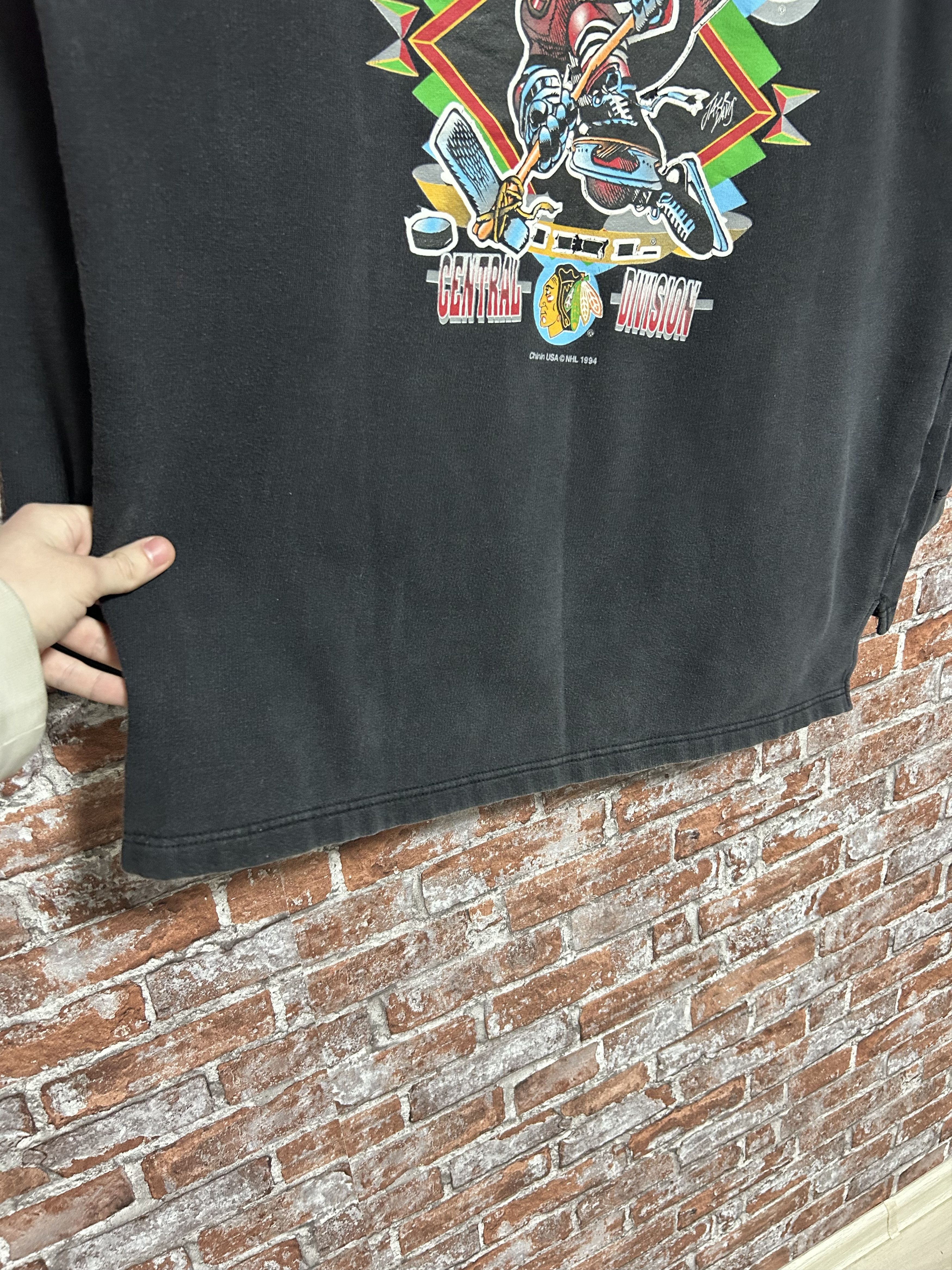 NHL Vintage 1994 Chicago Blackhawks NHL Hockey Sweatshirt Size US M / EU 48-50 / 2 - 10 Thumbnail