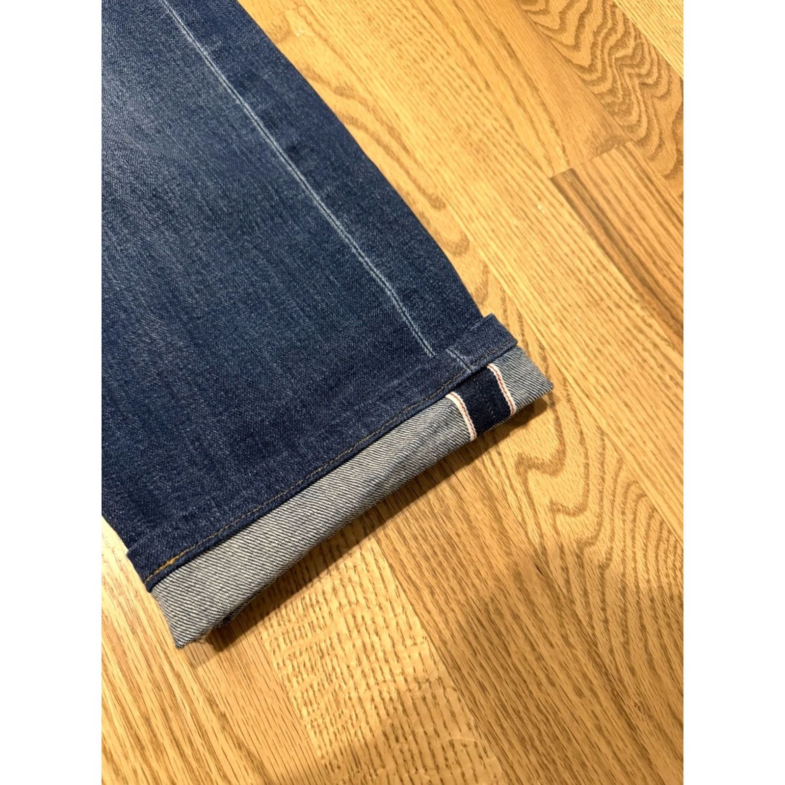 Flint And Tinder Flint And Tinder Jeans Men’s 32x26 Hemmed Athletic Tapered Denim Blue 5-Pocket Slim Fit N/A Size US 32 / EU 48 - 2 Thumbnail