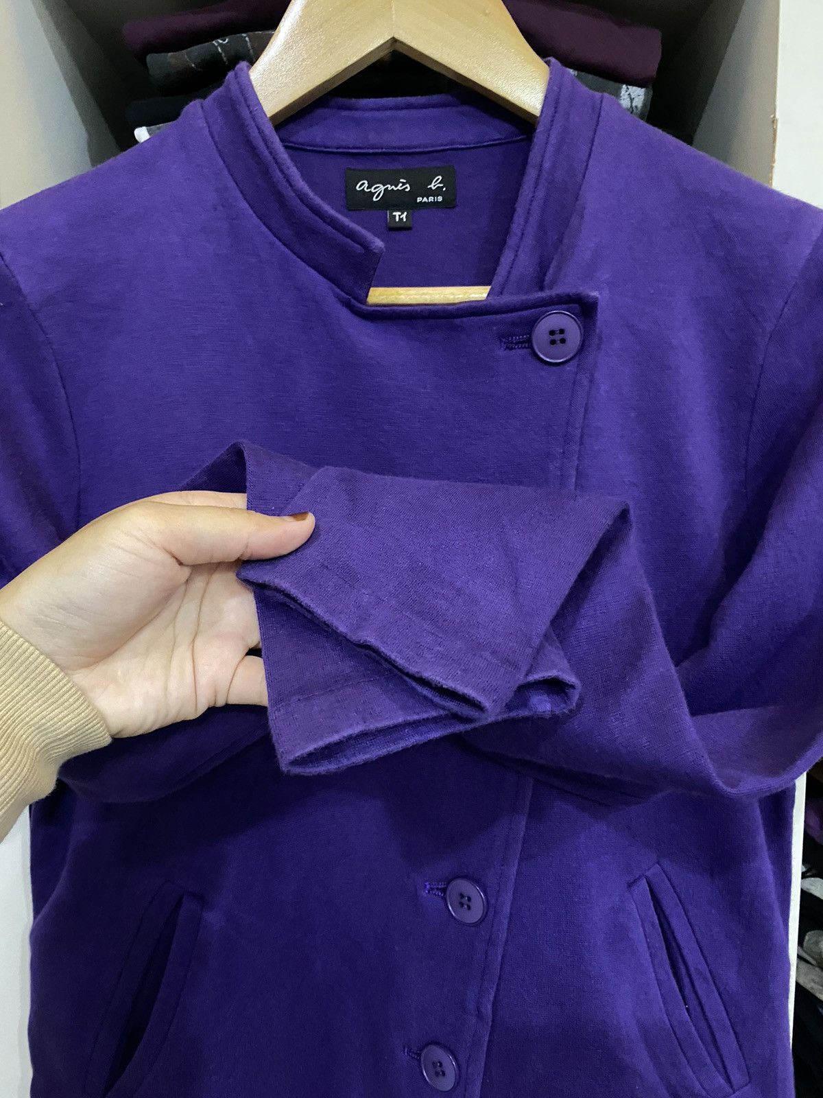 Designer × Issey Miyake × agnes b. Agnes B. Issey miyake Paris Womens Jacket Size S / US 4 / IT 40 - 9 Thumbnail