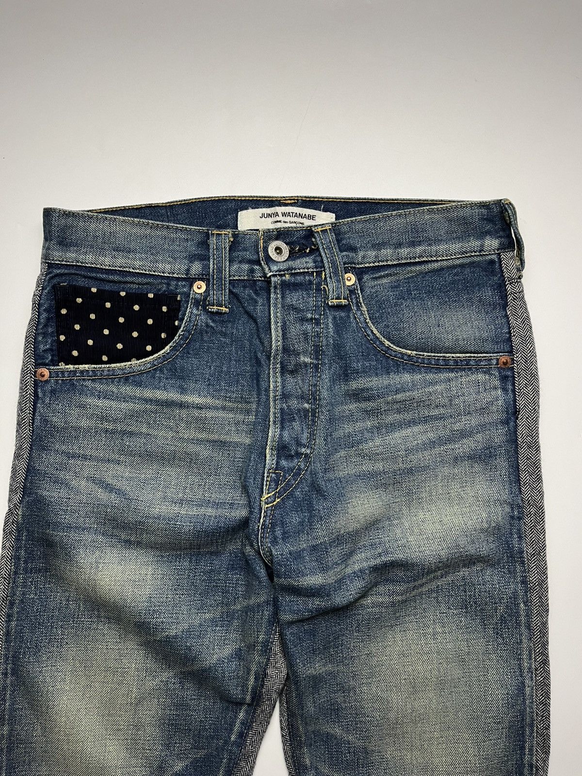 Junya Watanabe Junya Watanabe CDG Mid Rise Two-Sided Jeans Size 30" / US 8 / IT 44 - 3 Thumbnail