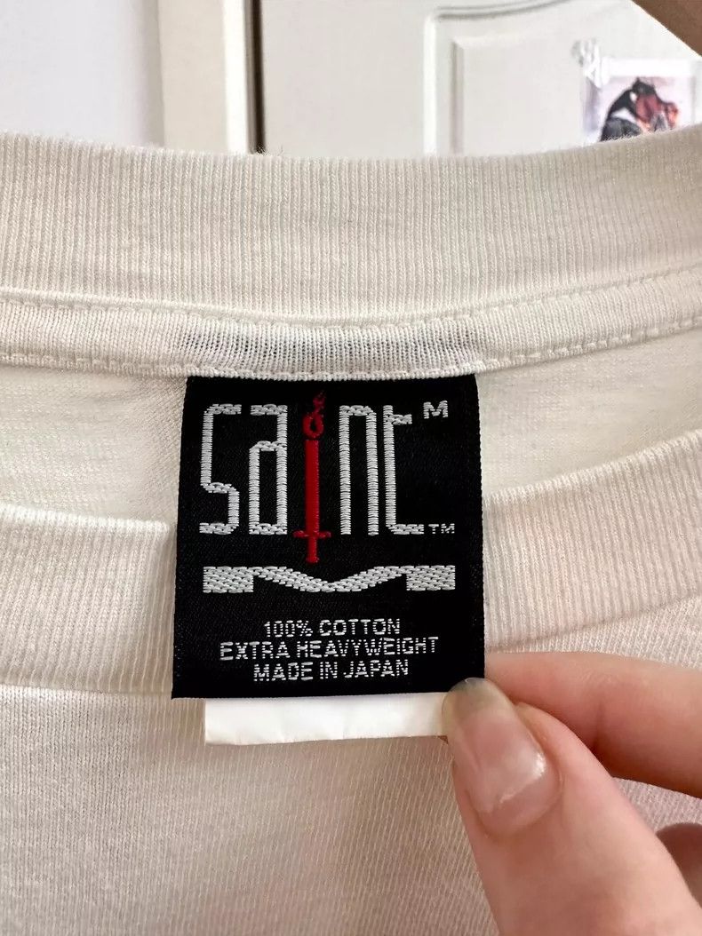 Saint Michael Saint Michael Eyes printed with white short sleeves Size US L / EU 52-54 / 3 - 3 Thumbnail