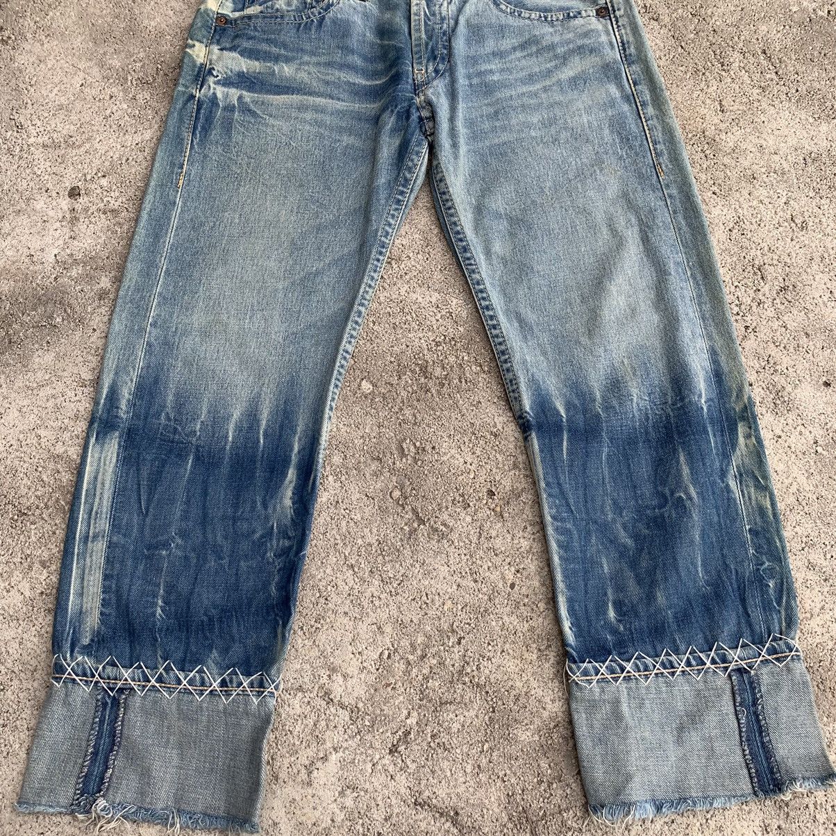 Japanese Brand Vintage Levis 901 Rework Cropped Custom Denim Pants W32 Size US 32 / EU 48 - 4 Thumbnail