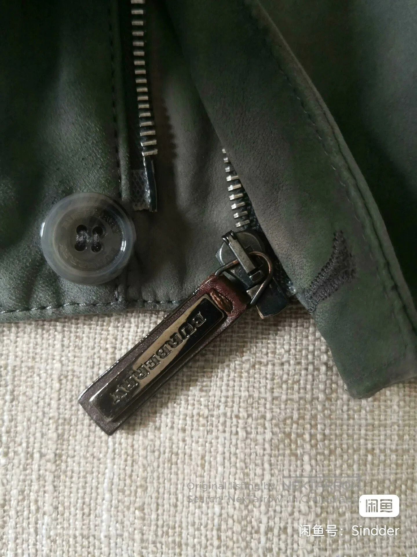 Burberry Burberry Men's Leather Jacket. Size US M / EU 48-50 / 2 - 7 Thumbnail