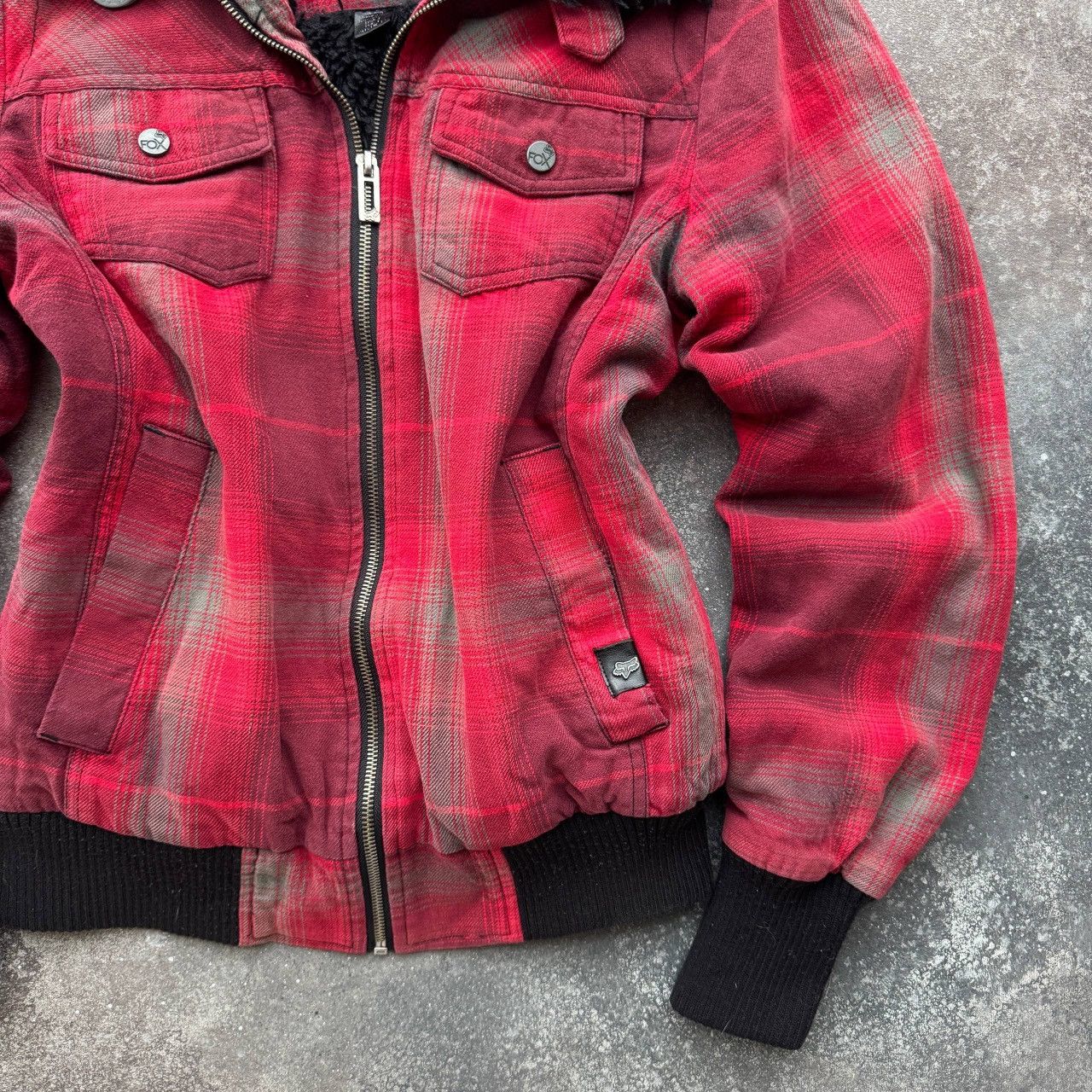 Fox Racing Fox Racing Vintage Y2K Faux Fur Jacket Size L / US 10 / IT 46 - 9 Thumbnail