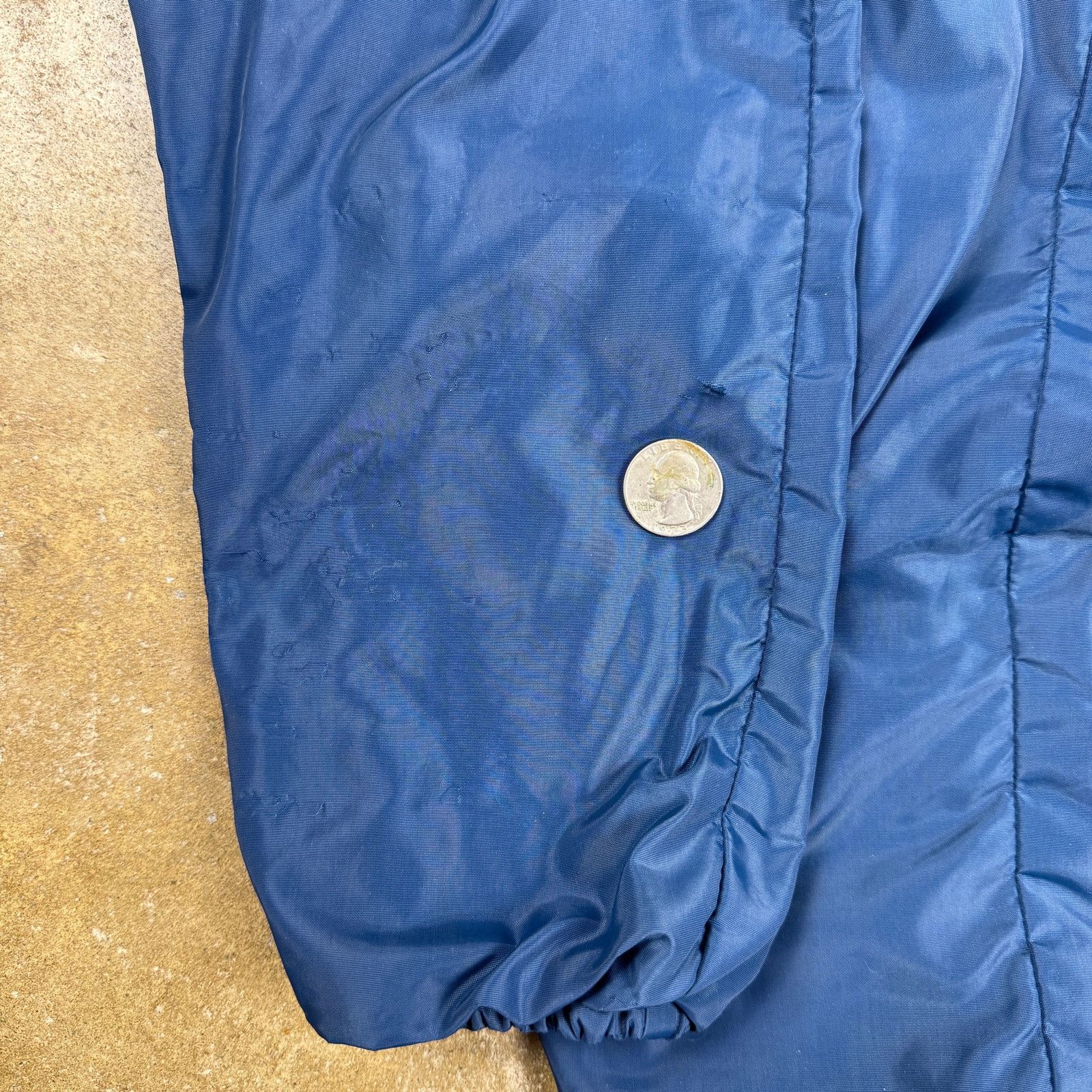 Russell Athletic Vtg 70s Russell Athletic Coach Jacket Youth Medium Blue USA Size XS / US 0-2 / IT 36-38 - 7 Thumbnail