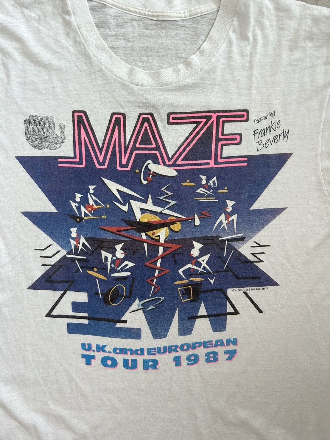 Vintage Maze Featuring Frankie Beverly 80s Size US L / EU 52-54 / 3 - 4 Thumbnail