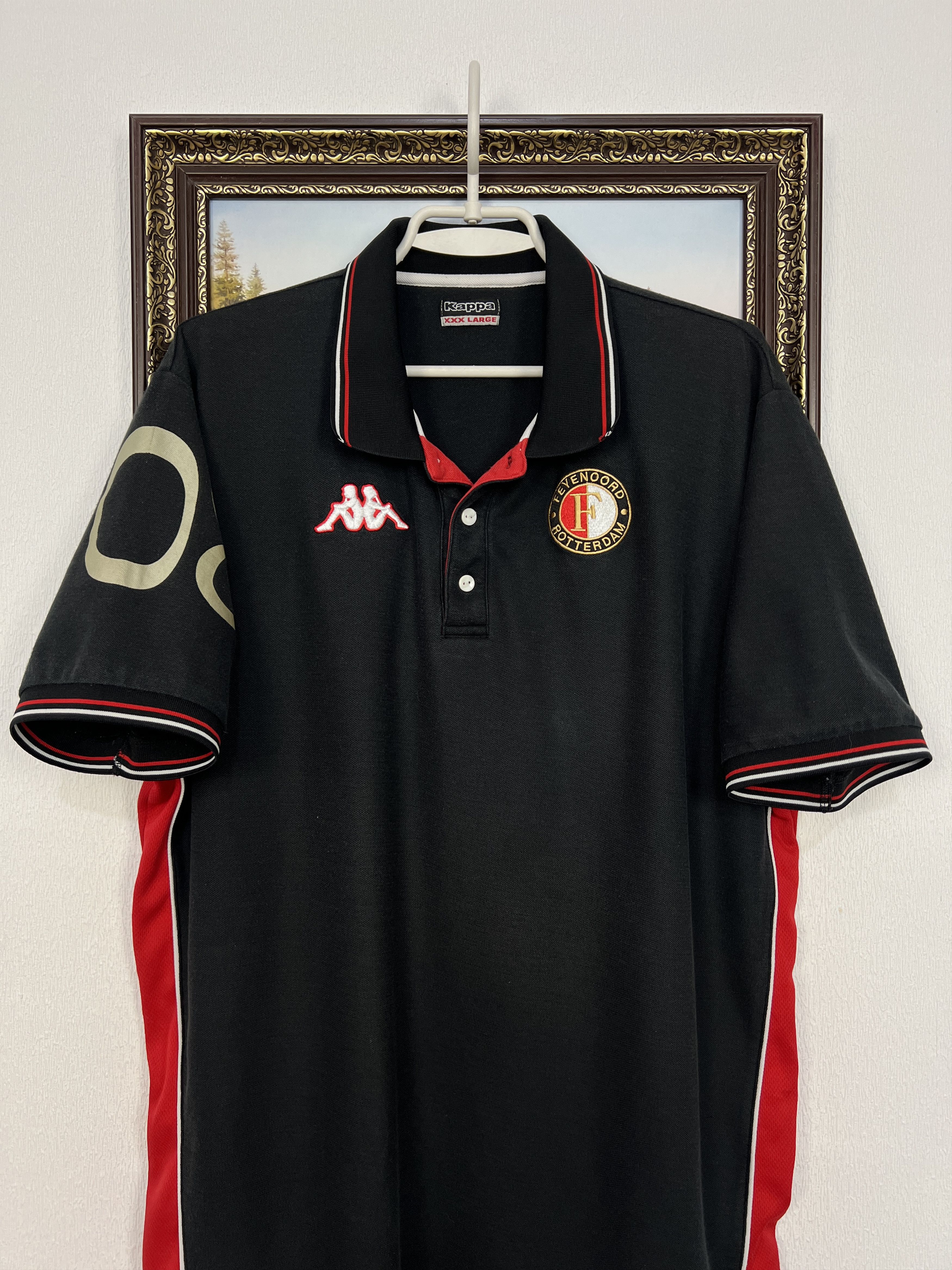 Kappa Vintage Kappa Feyenoord Football Train Shirt Soccer Polo 3XL Size US XXL / EU 58 / 5 - 2 Thumbnail