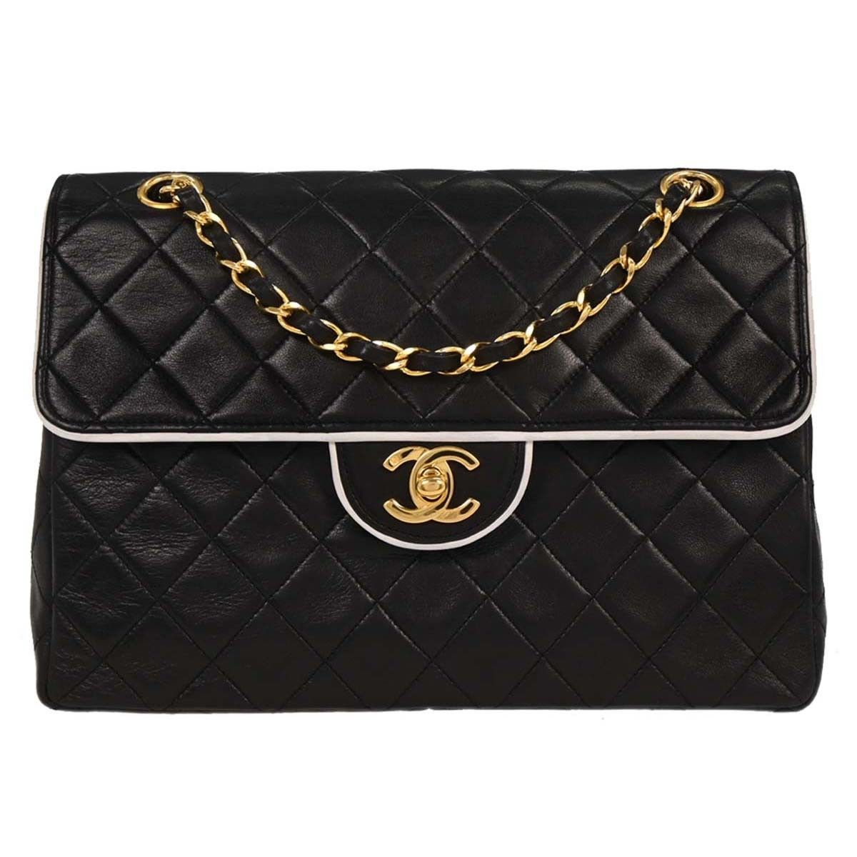 Chanel Chanel Vintage Square CC Flap Bag Quilted Lambskin Size ONE SIZE - 1 Thumbnail