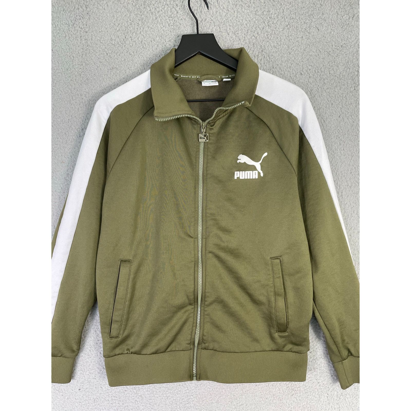 Puma Puma Women's Olive Green Track Jacket Size Small Size S / US 4 / IT 40 - 7 Thumbnail