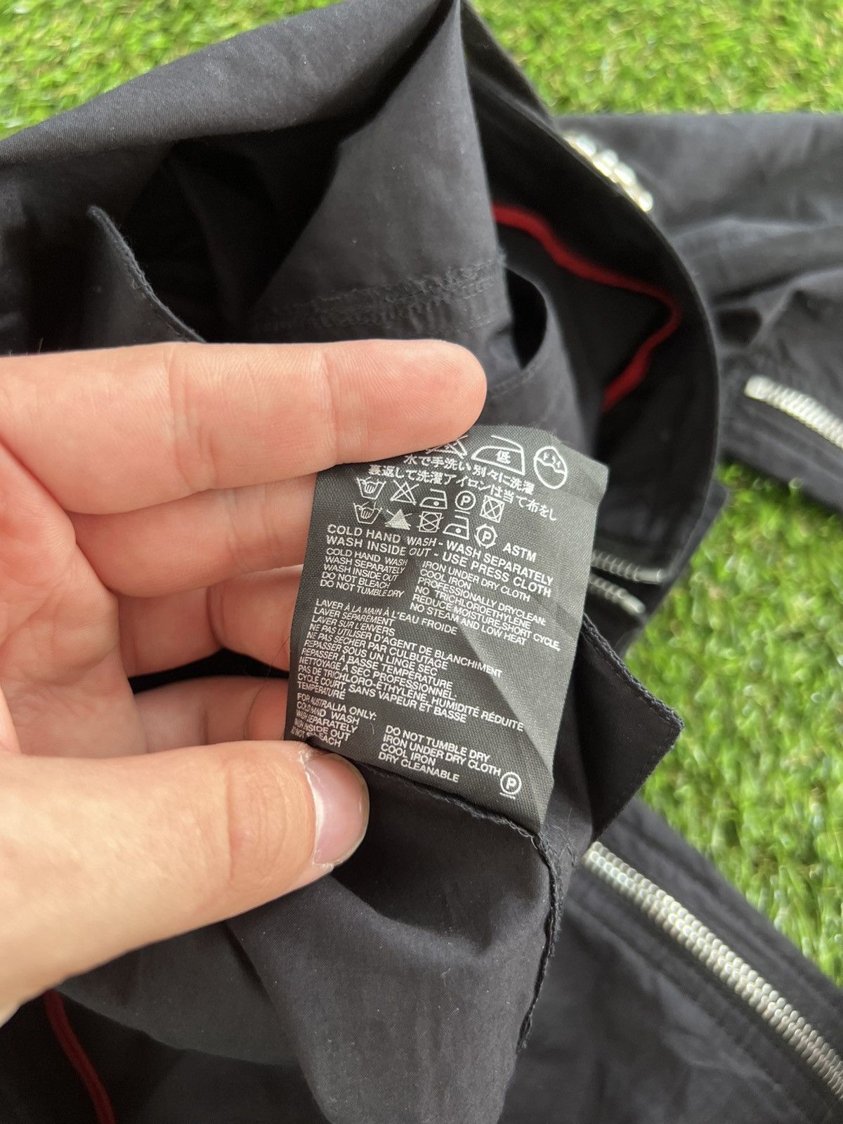 Prada PRADA Pants Cargo Biker Astro Bondage Zipper Laced Vintage Size 28" / US 6 / IT 42 - 10 Thumbnail