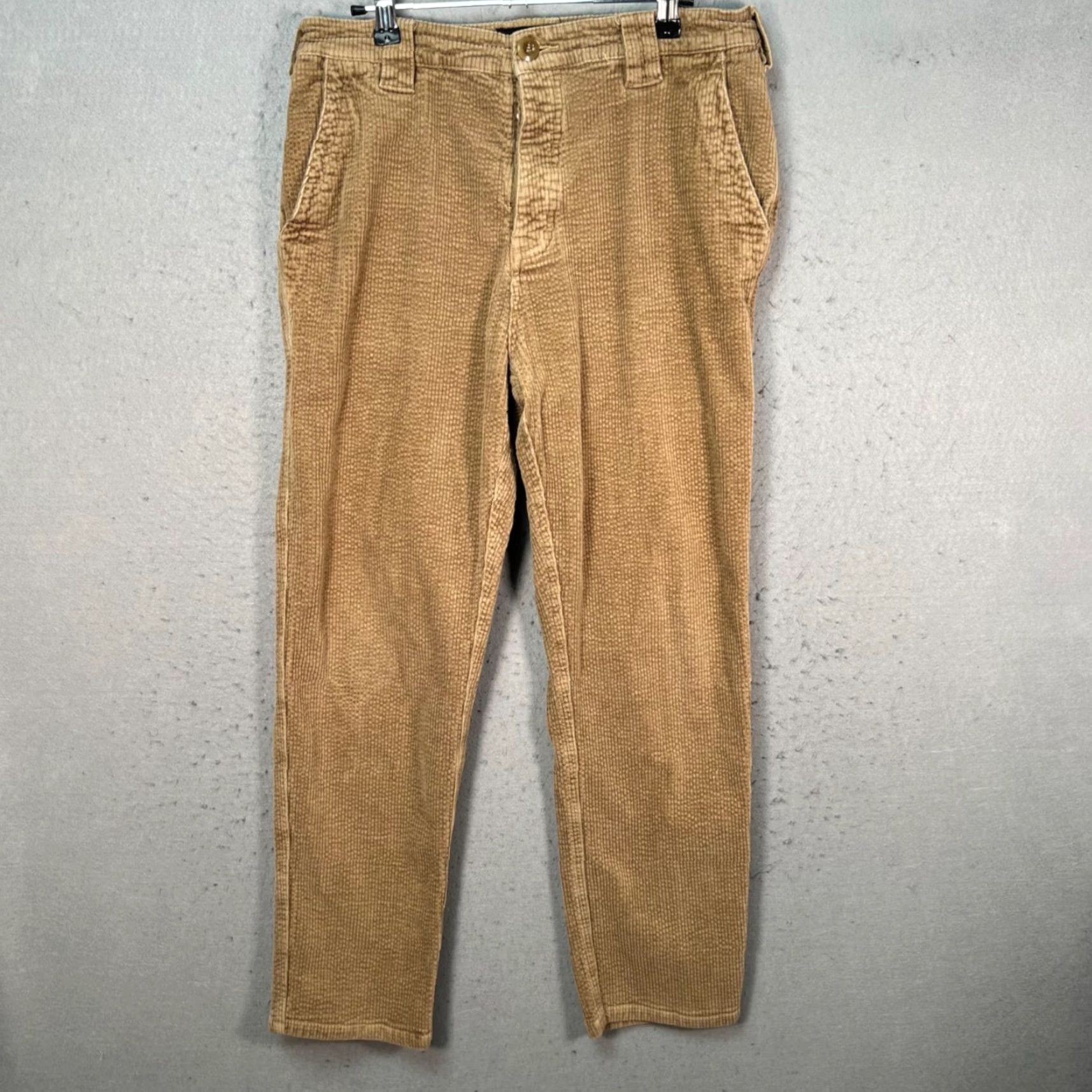 Deus Ex Machina Deus Mens Size 32 Brown Corduroy Jonah Pants Casual Cotton Blend Trousers Mens Pants Cotton Corduroy Chino Slant Pocket 32 Inseam 28 Size US 32 / EU 48 - 2 Thumbnail
