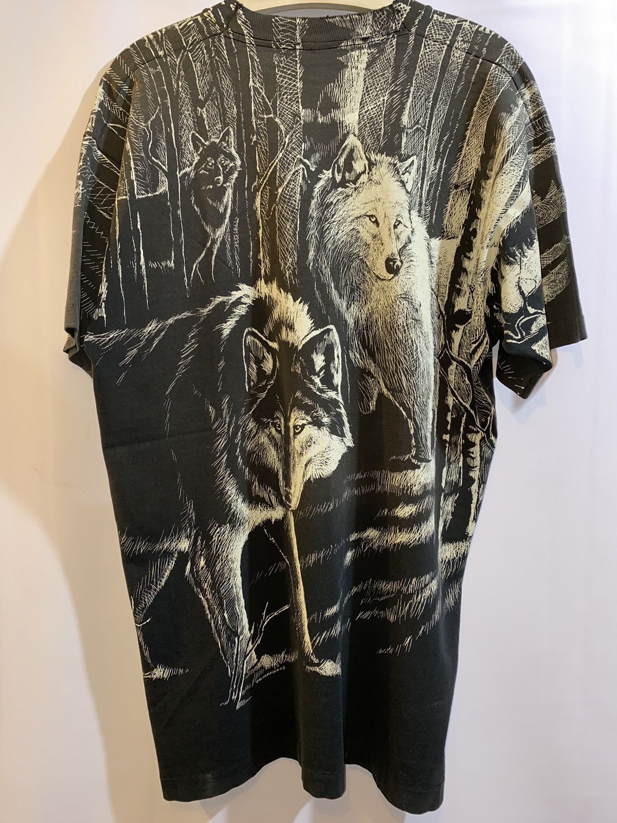 image of Wolfs The Wolfs Vintage Shirt in Black, Men's (Size XL)