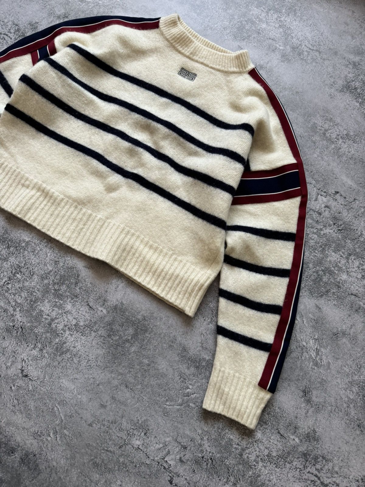 Sandro Sandro Paris Saylor Striped Sweater Wool Size M / US 6-8 / IT 42-44 - 3 Thumbnail