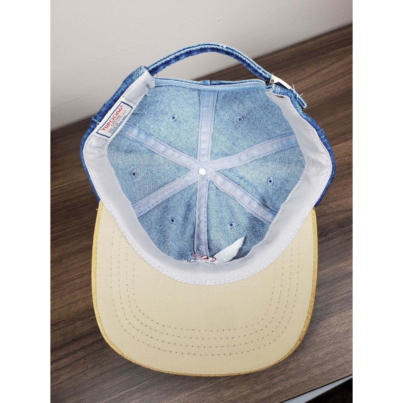 Vintage × Yupong Carborundum Abrasives Denim Hat Adjustable Cap Yupoong Size ONE SIZE - 10 Thumbnail
