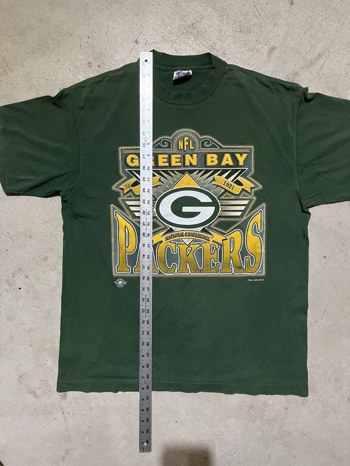 Trench USA 1995 green bay packers tee shirt Size US XL / EU 56 / 4 - 6 Thumbnail