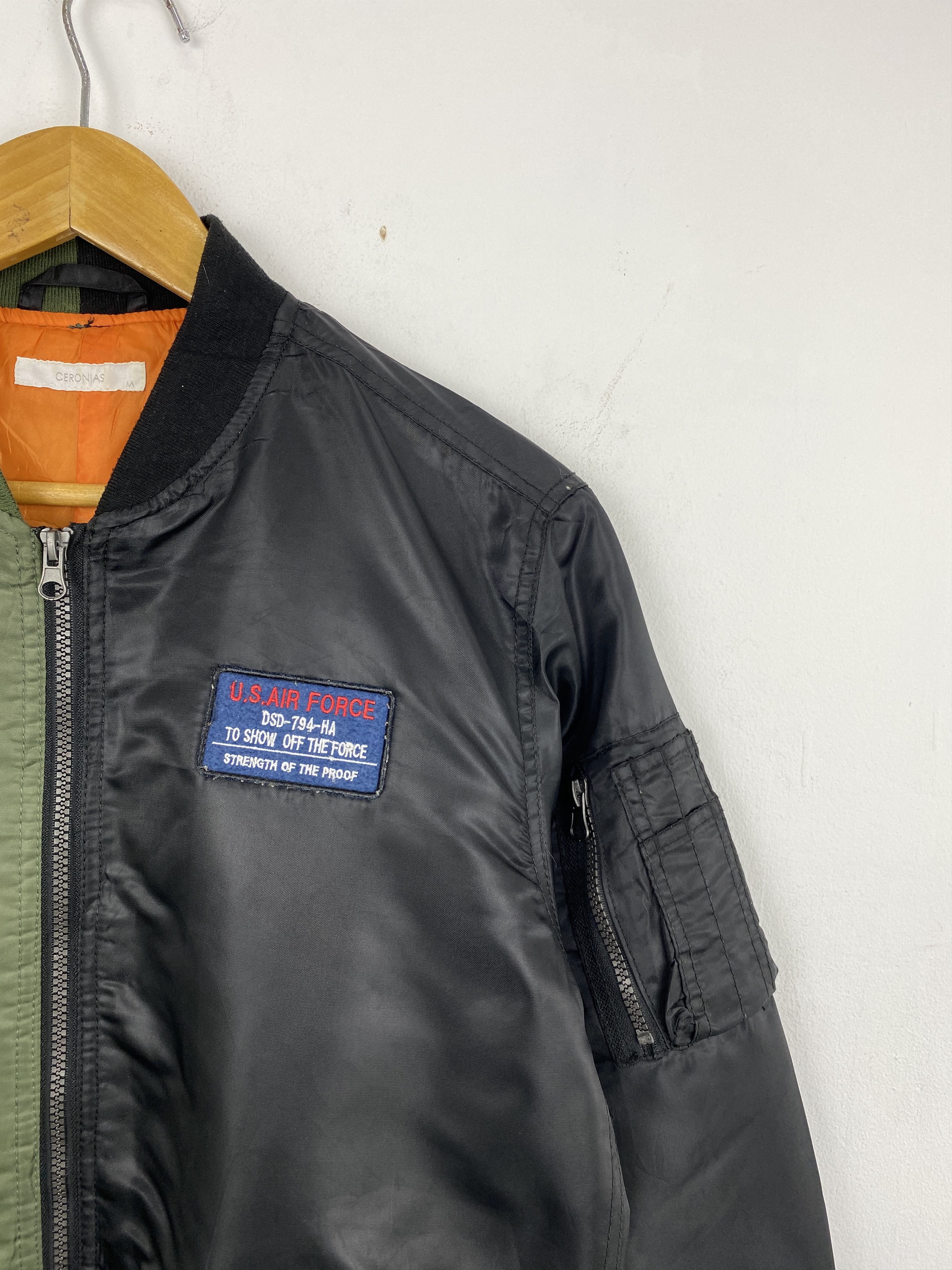 Freewheelers Vintage Us Airforce Two Tone Bomber Flight Jacket V0237 Size US M / EU 48-50 / 2 - 10 Thumbnail