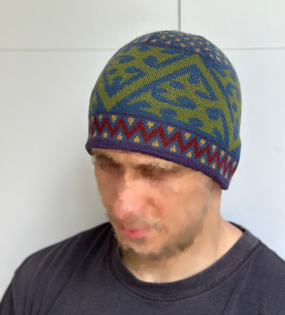 Patagonia Rare Patagonia Vintage Hat Wool Knit Multicolour Size One Size ONE SIZE - 3 Thumbnail