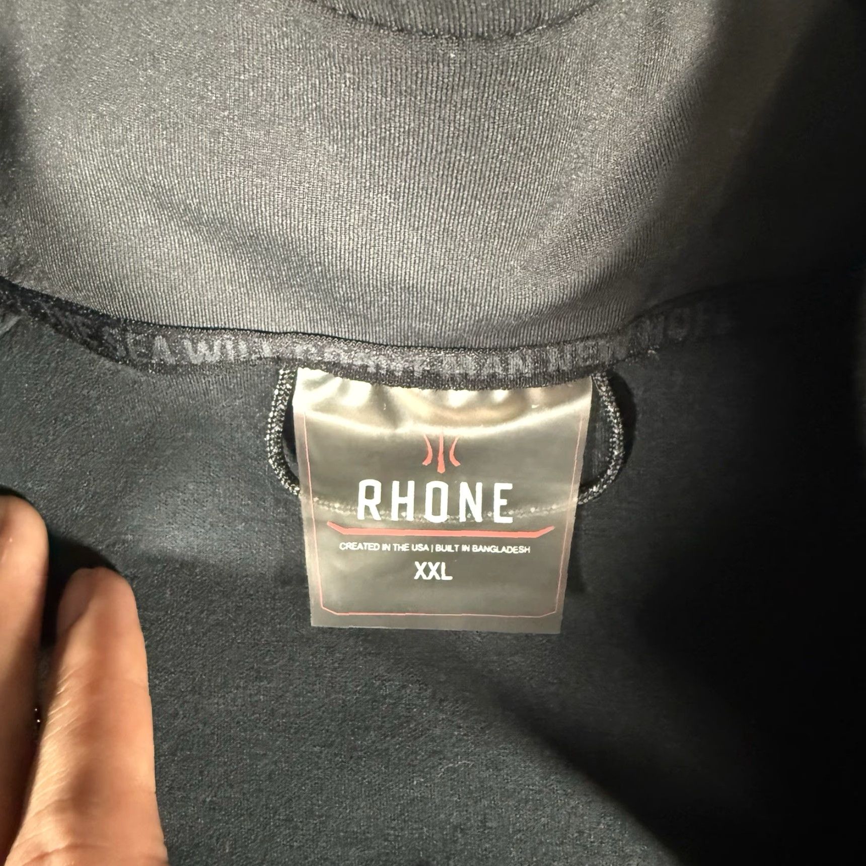 Rhone VINTAGE Rhone Full Zip Vest Jacket Mens 2XL Athletic Performance Stretch Black Size US XXL / EU 58 / 5 - 3 Thumbnail