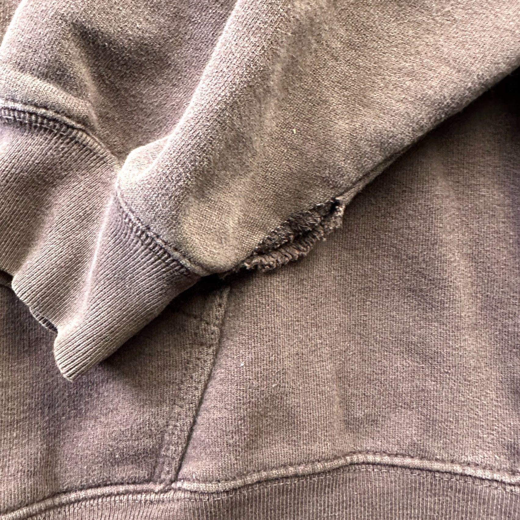 Vintage VINTAGE No Boundaries Hoodie Mens Large Brown Grunge Y2K Full Zip Hooded Logo Pockets Zip Size US L / EU 52-54 / 3 - 6 Thumbnail