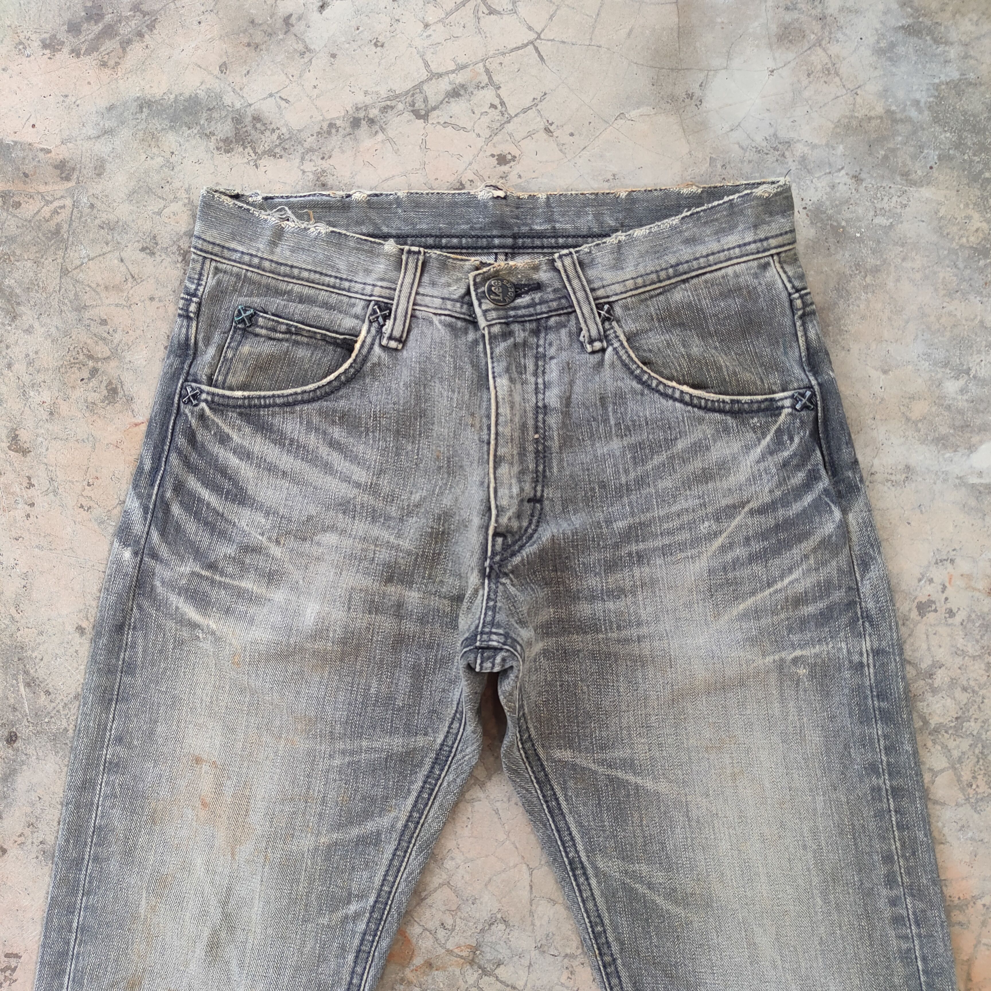Jean × Lee W29 VINTAGE LEE SKINNY FADED JEANS DENIM PANTS Size US 29 - 4 Thumbnail